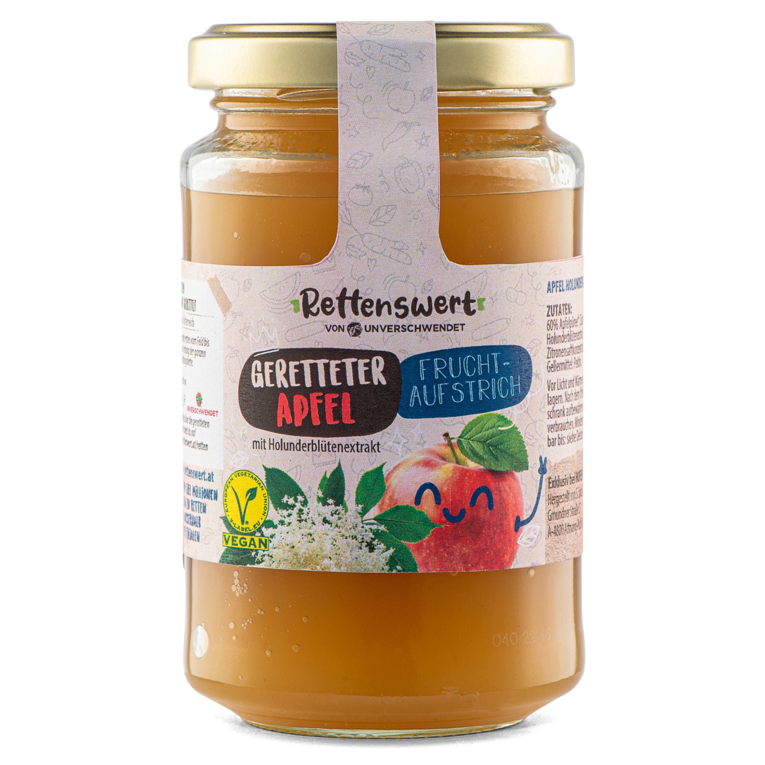 RETTENSWERT Konfitüre, Apfel-Holunder