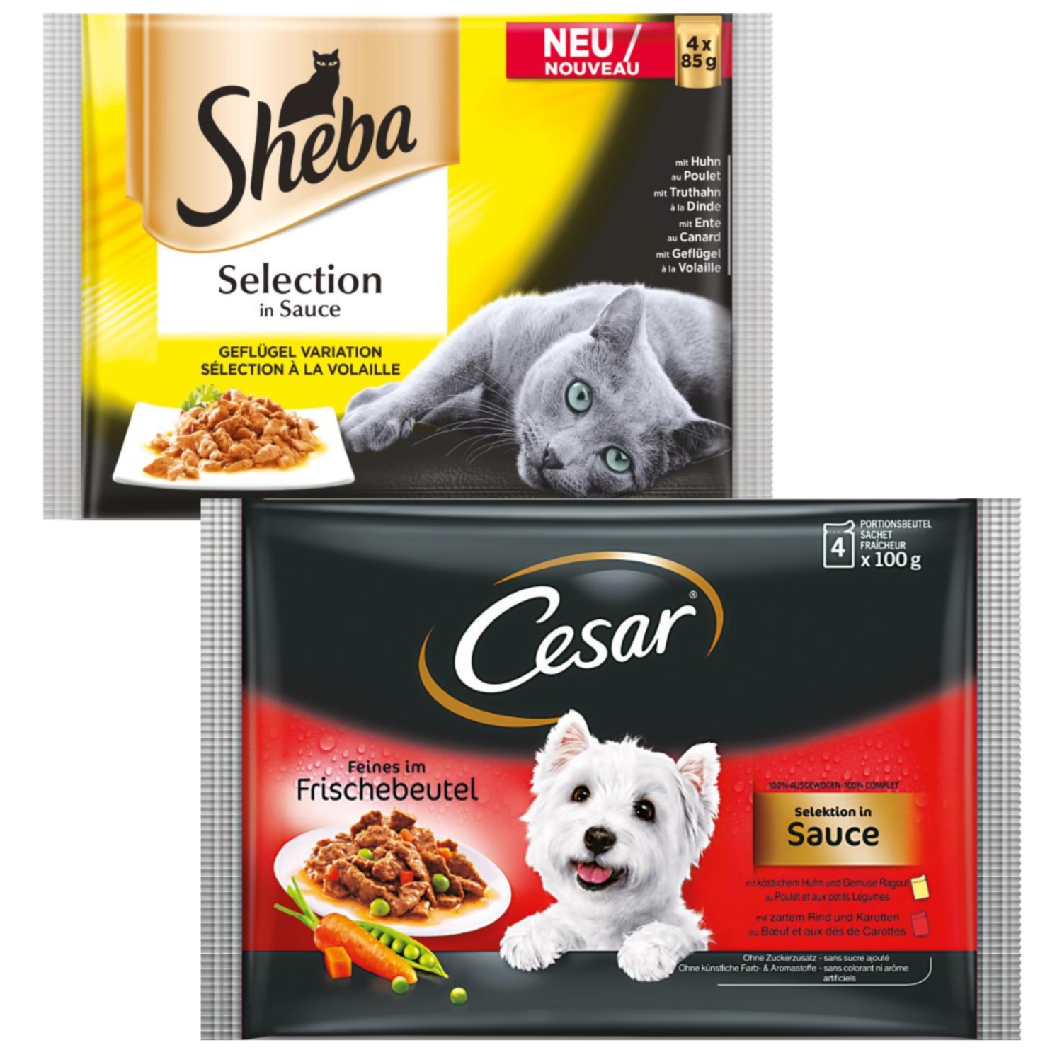 SHEBA/CESAR Hrana za mačke/pse