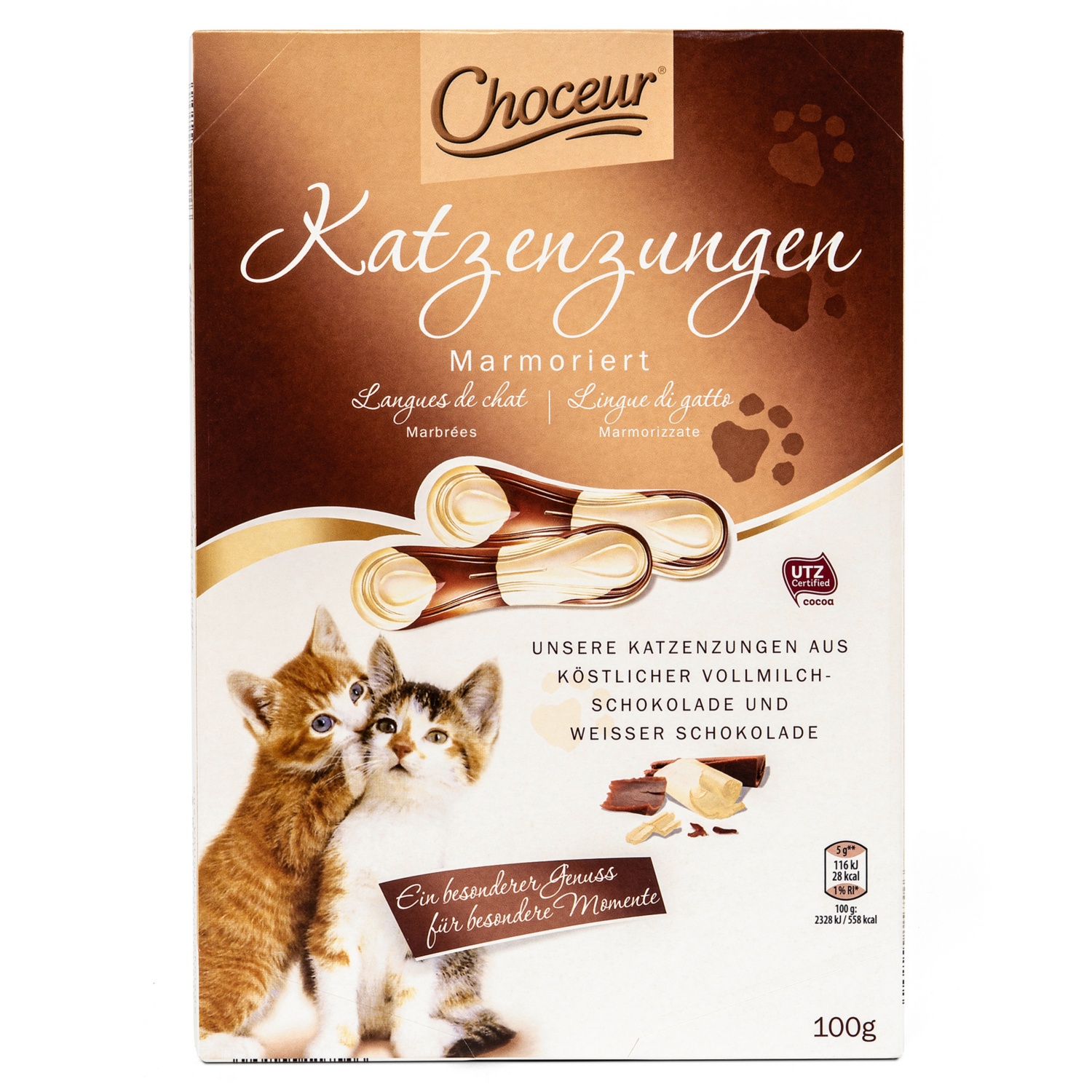 Katzenzungen, Doppelpkg., Marmoriert