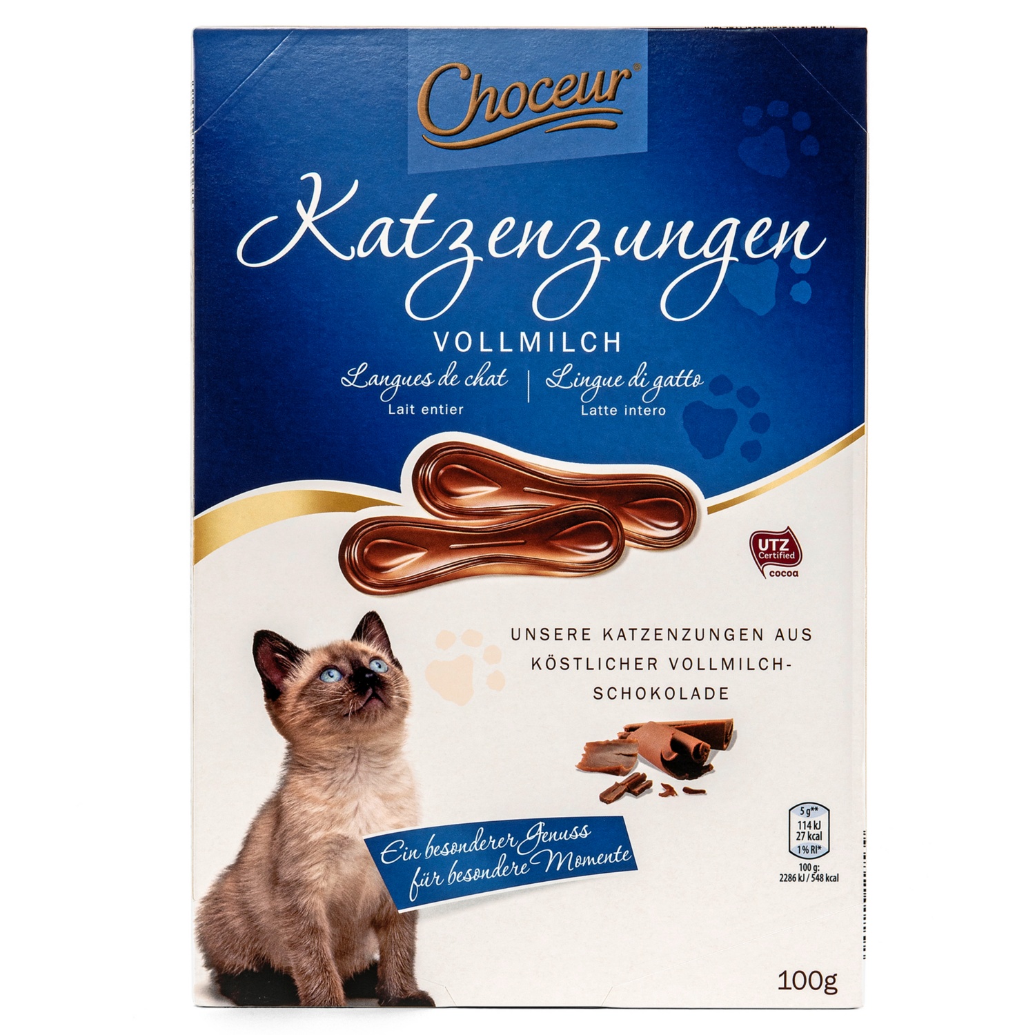 Katzenzungen, Doppelpkg., Vollmilch