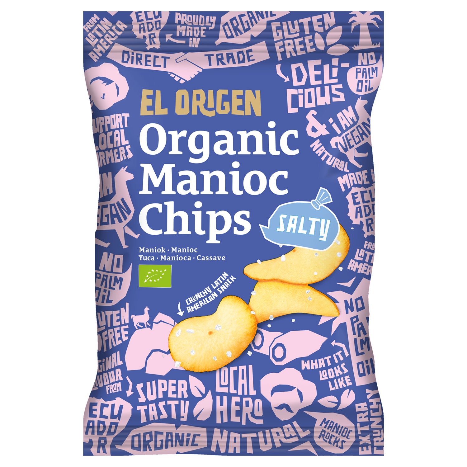 EL ORIGEN Organic Manioc Chips 60 g