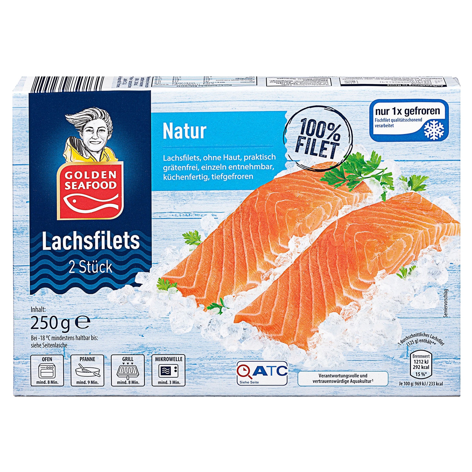 Golden Seafood Lachsfilets 250 g