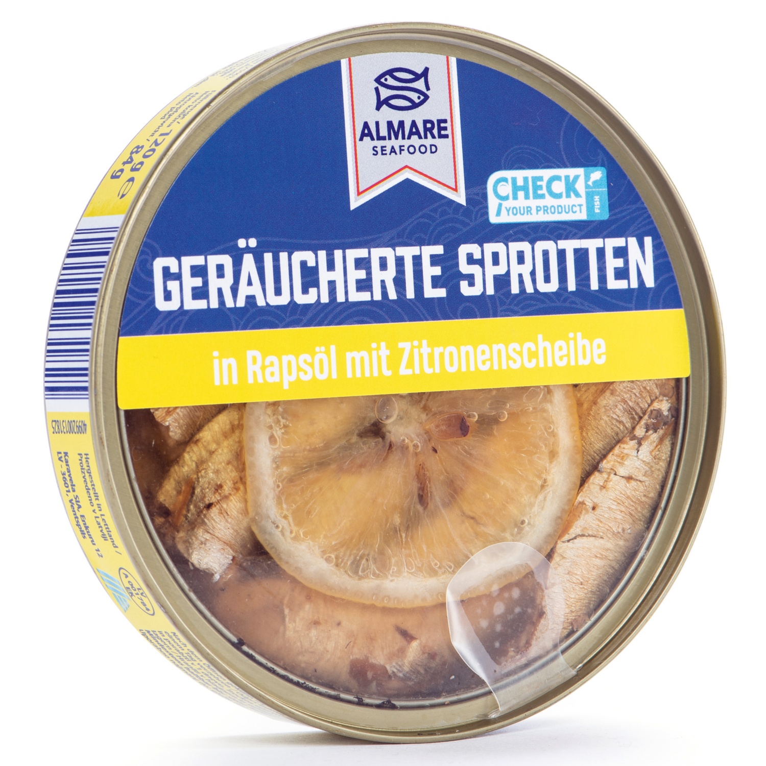 ALMARE SEAFOOD Geräucherte Sprotten, Zitrone