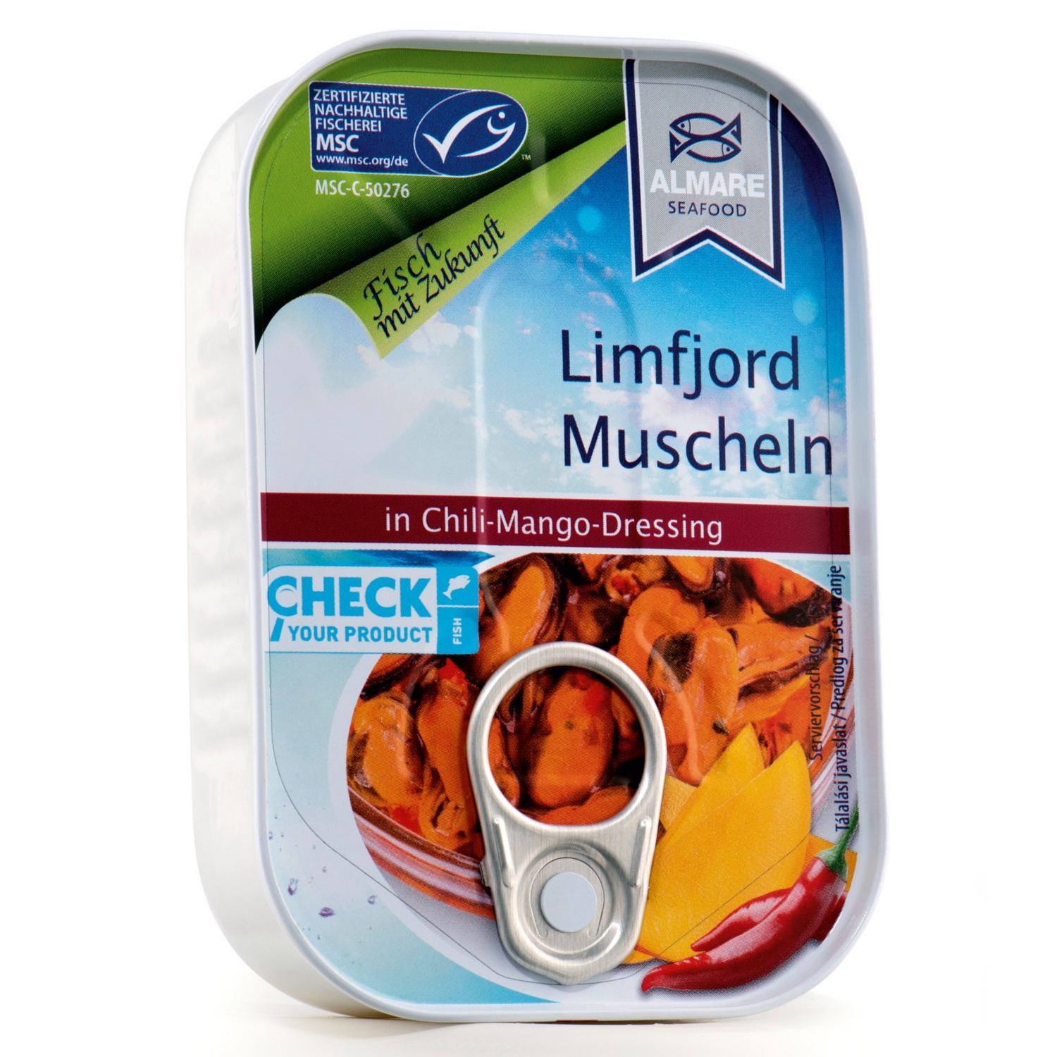 ALMARE SEAFOOD MSC Muscheln, Chili-Mango-Dressing