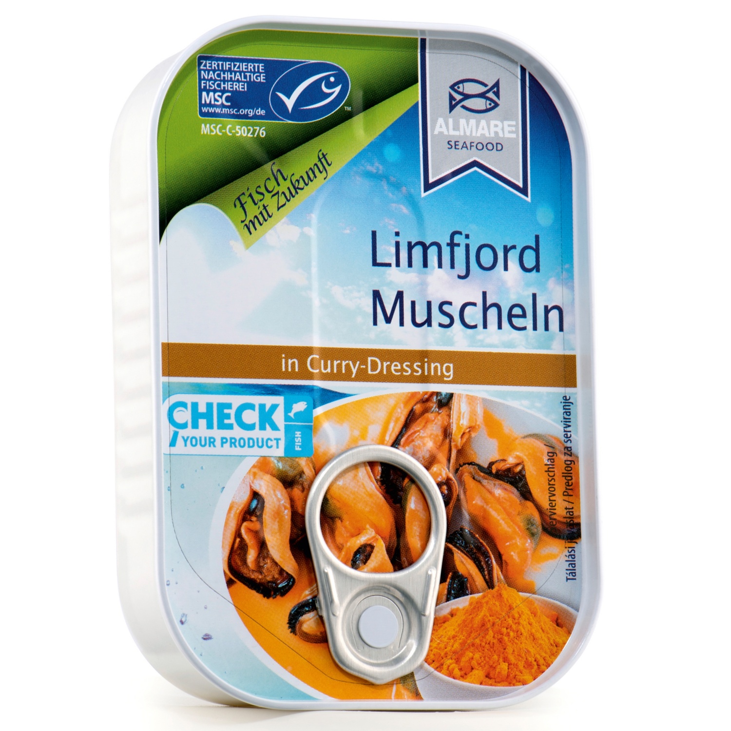 ALMARE SEAFOOD MSC Muscheln, Curry-Dressing