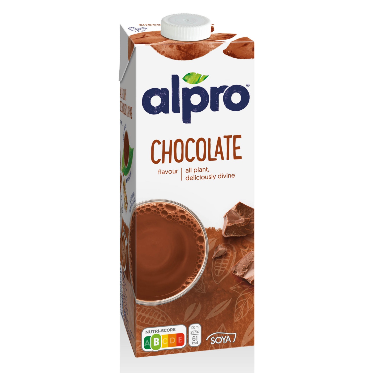 ALPRO Növényi ital, 1 l, csokoládés szójaital