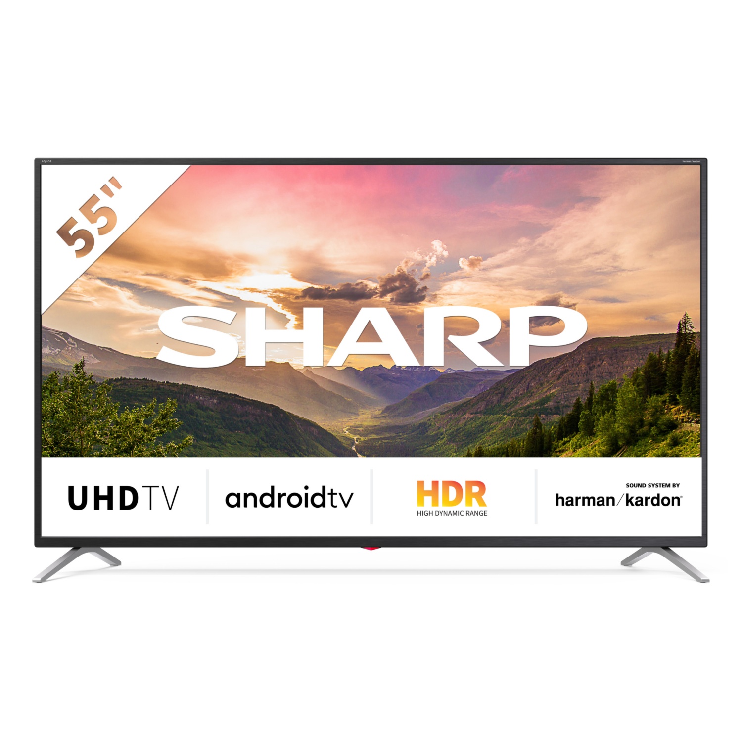 SHARP Pametni 4K UHD-televizor Android, 139-cm (55")