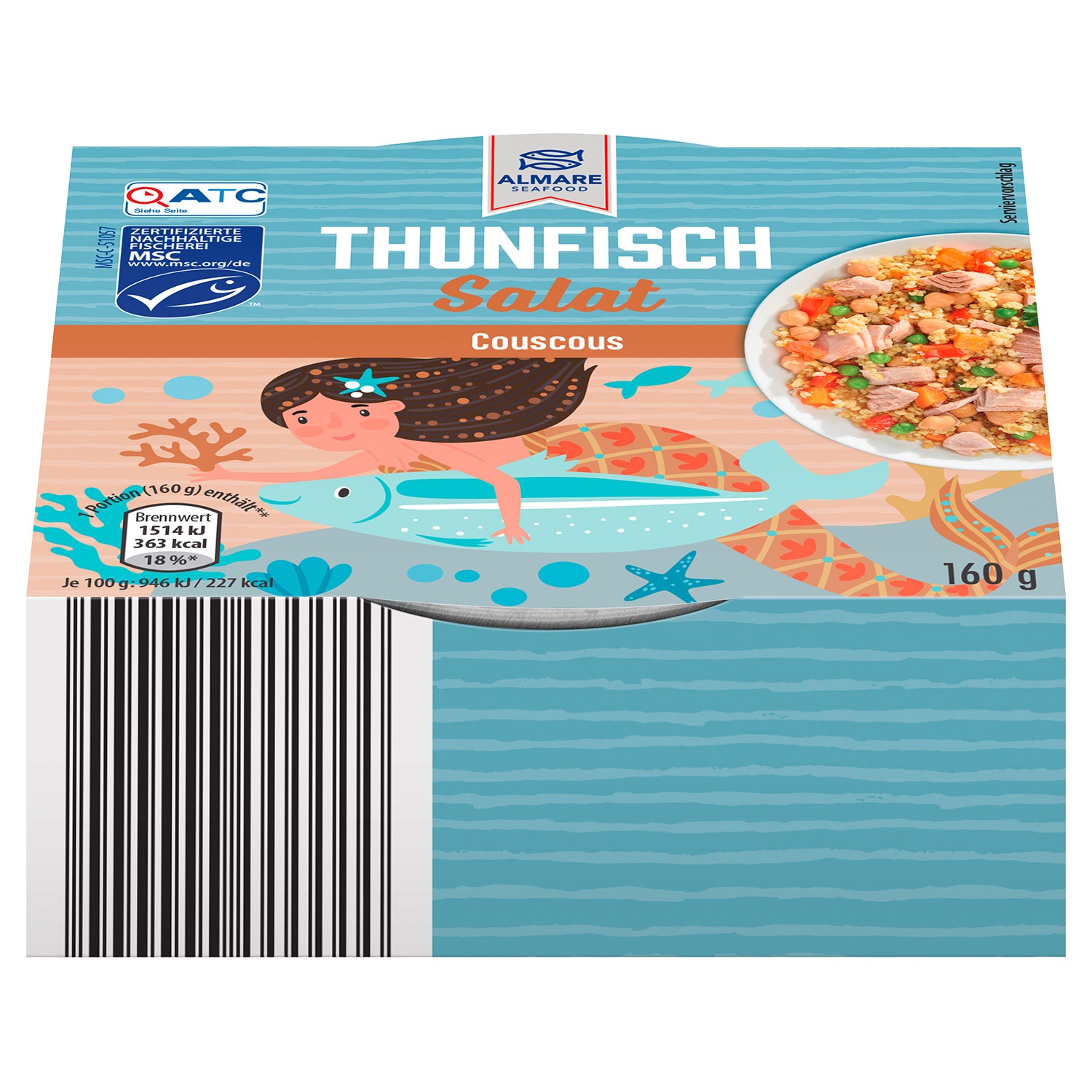 ALMARE Thunfischsalate 160 g, Couscous