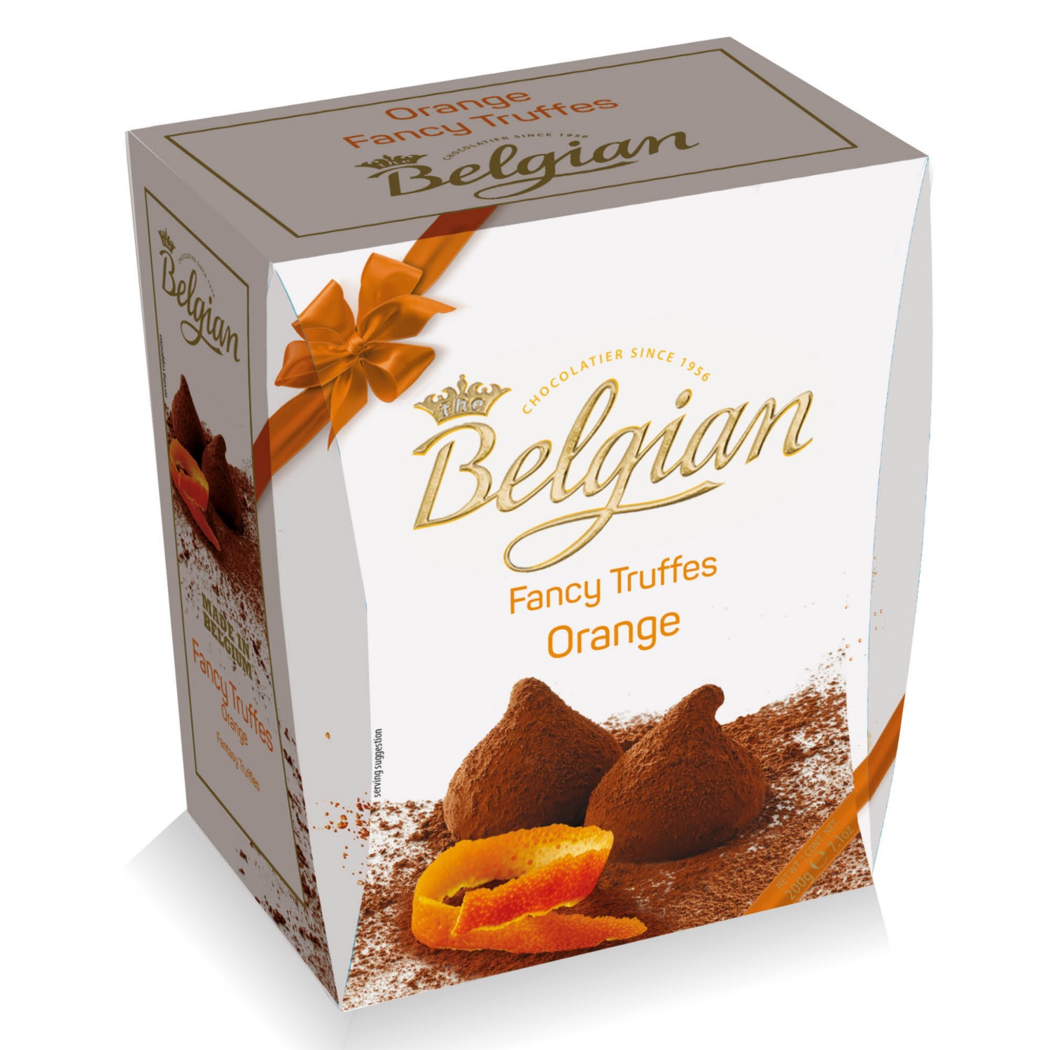 BELGIAN Trüffel, narancsos, 200 g
