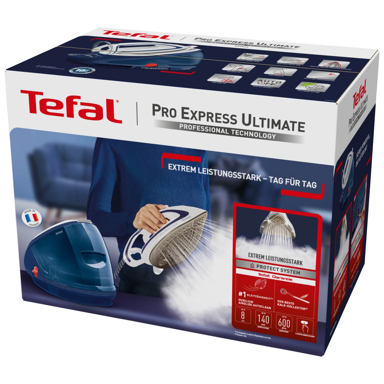 TEFAL Ferro da stiro a vapore Pro Express Ultimate Care GV9543S0