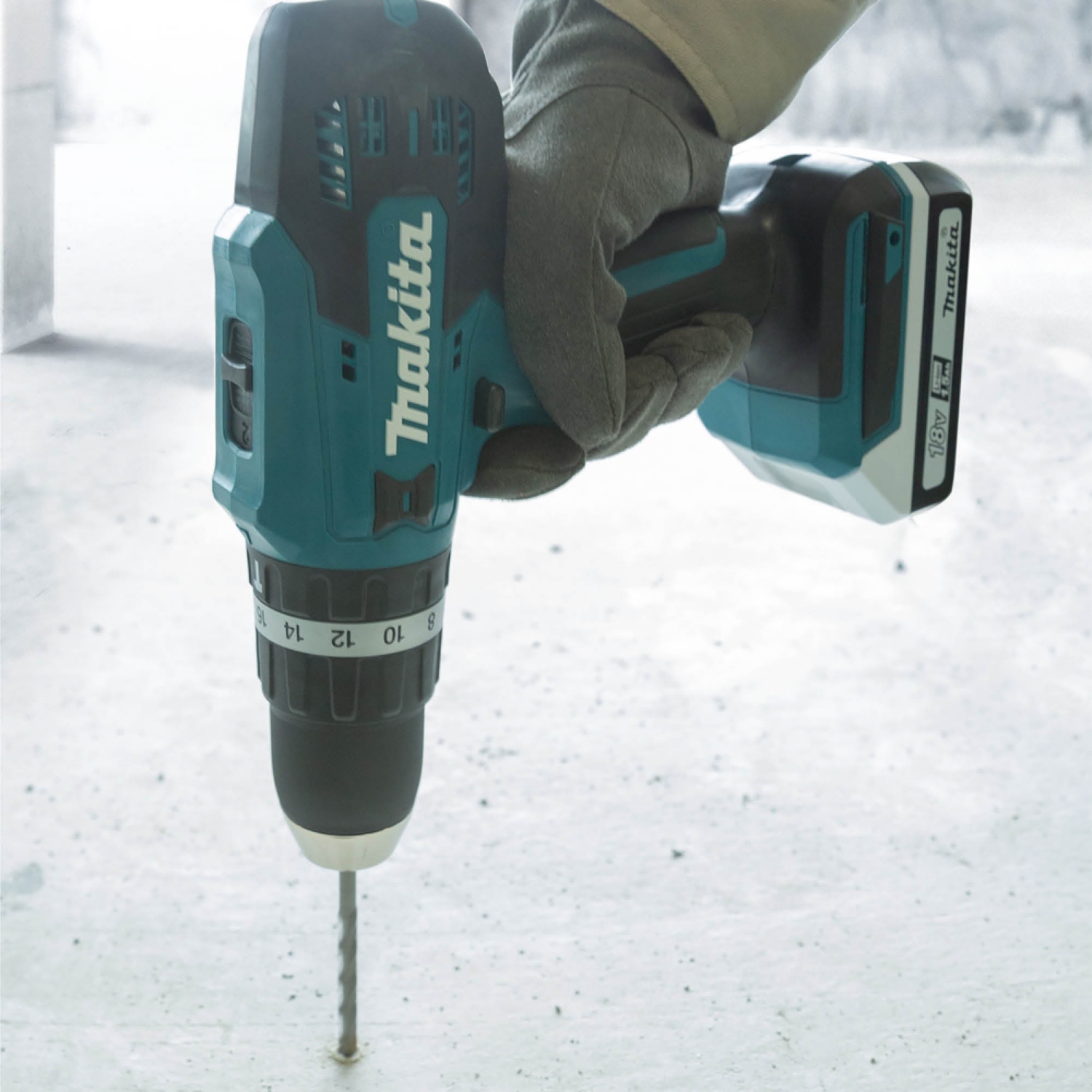 Makita 2 vitesses-Perceuse-visseuse à percussion sans fil +