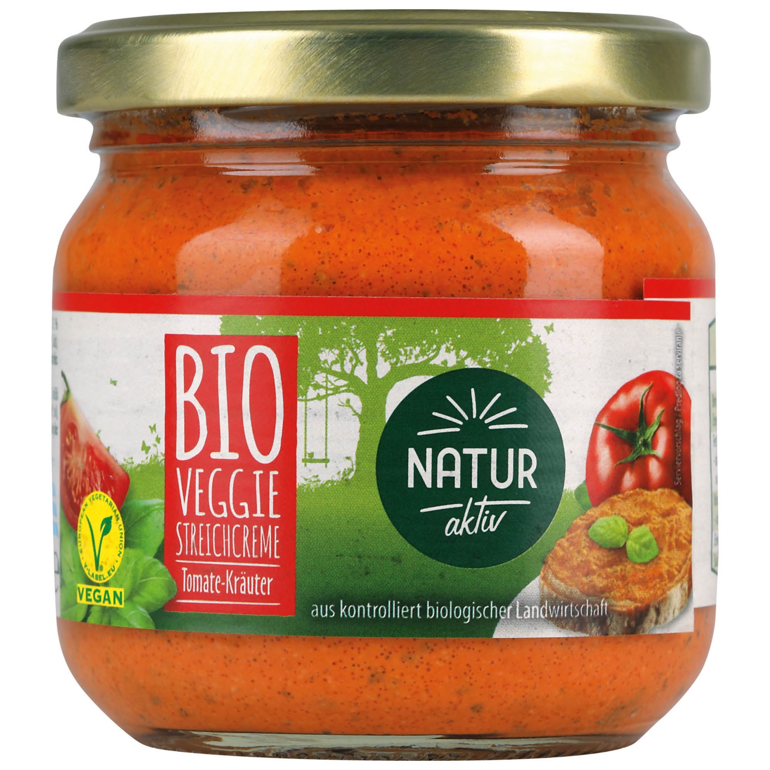 BIO NATURA Vegane Streichcreme Kräuter Tomate