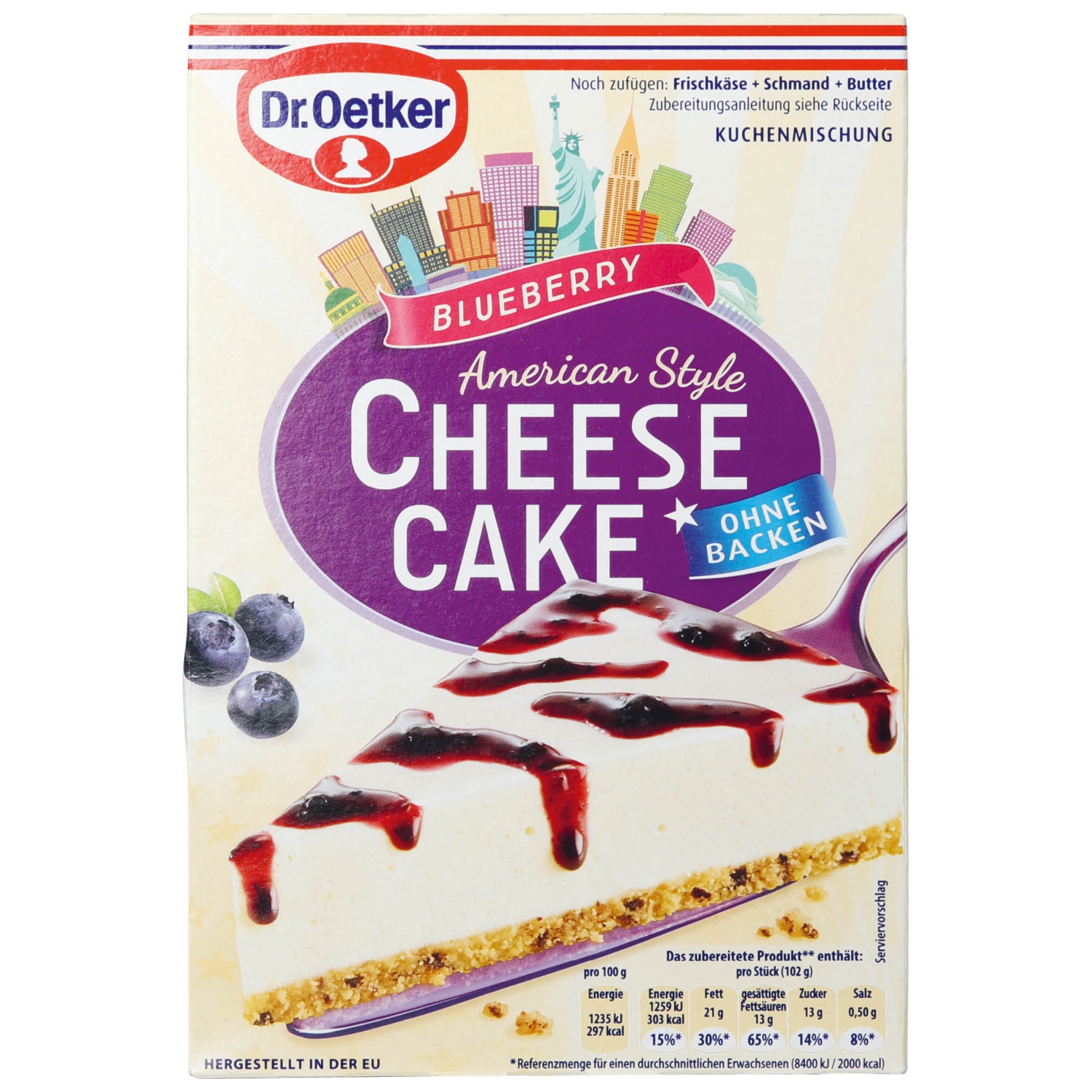 DR. OETKER American Cheesecake, Heidelbeere