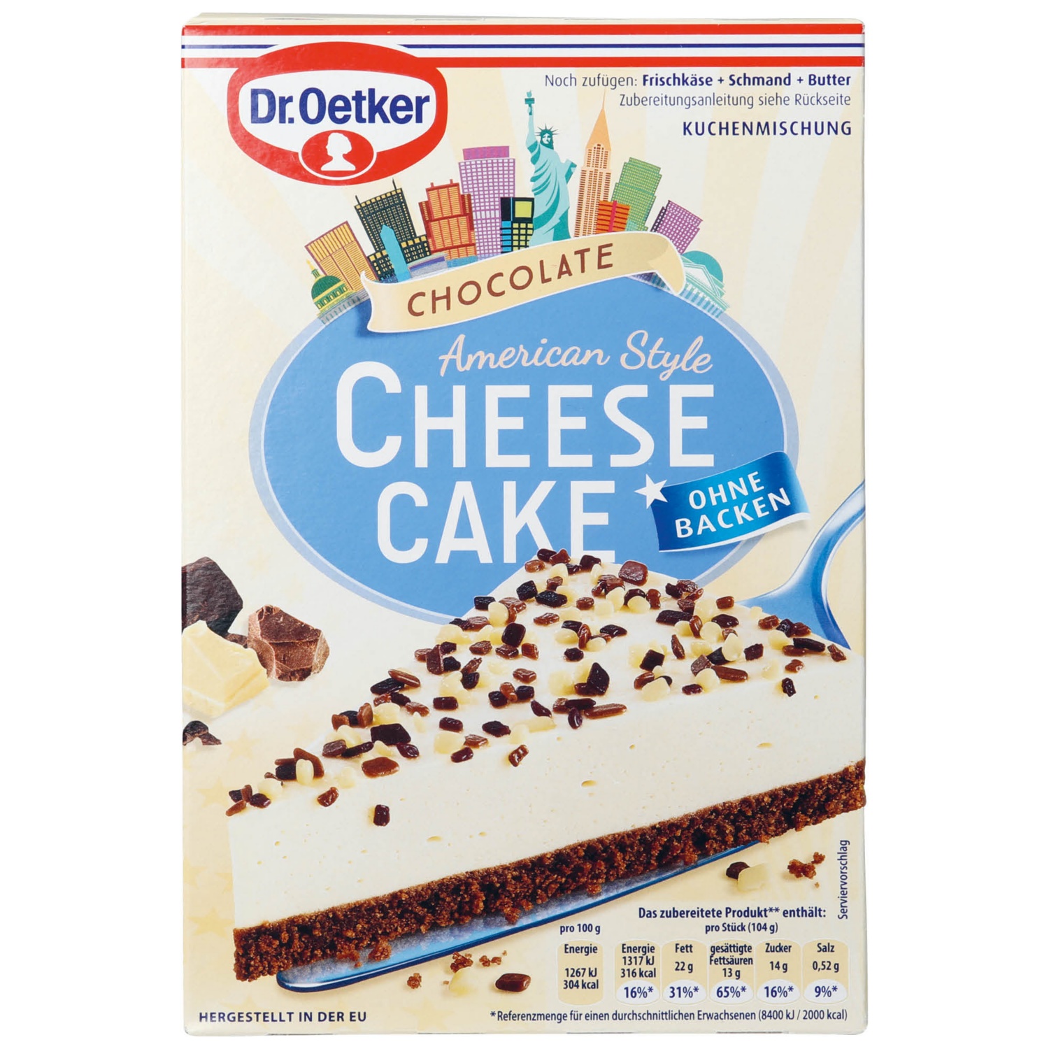 DR. OETKER American Cheesecake, Schokolade