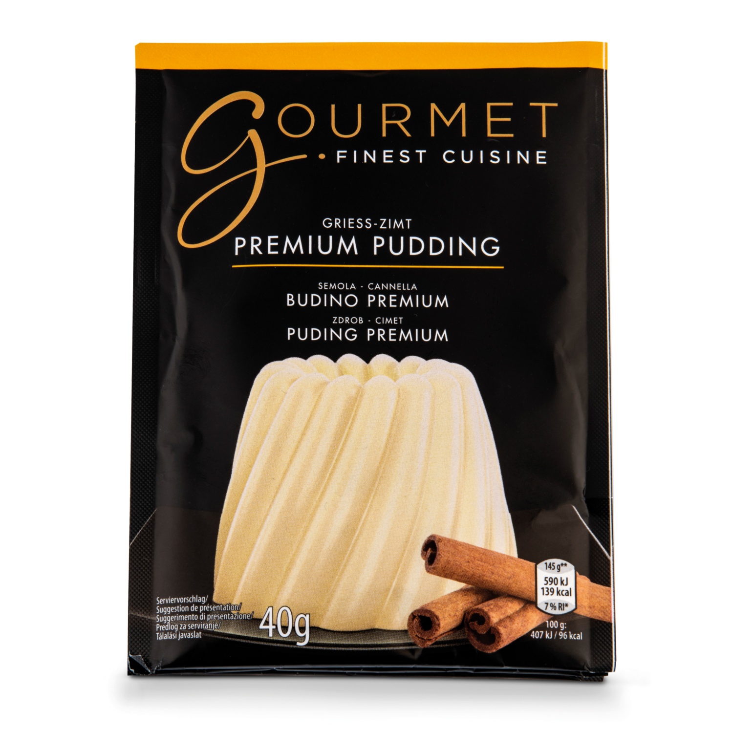 GOURMET Pudding, Bourbon-Vanille