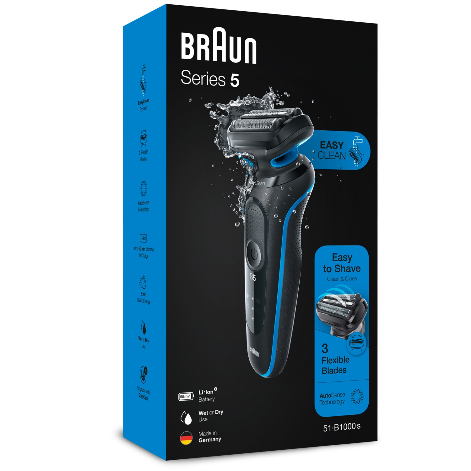 BRAUN Rasoir électrique Series 5 51-B1000s pour hommes