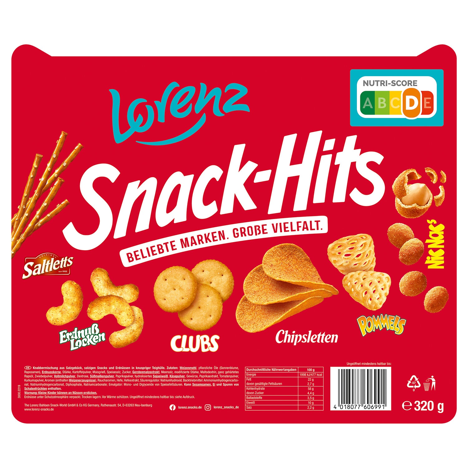 LORENZ® Snack-Hits 320 g
