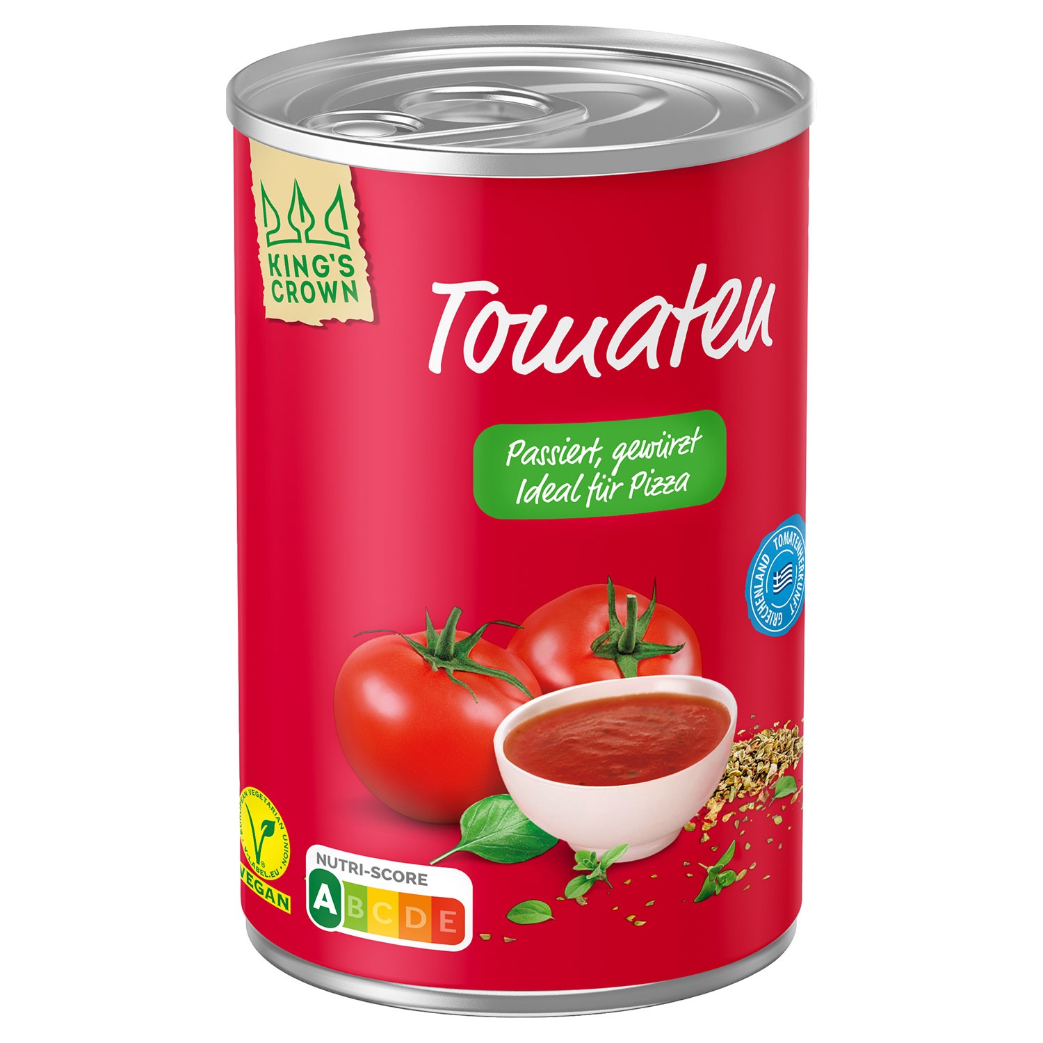 KING’S CROWN Passierte Tomaten, gewürzt 400 g | ALDI SÜD