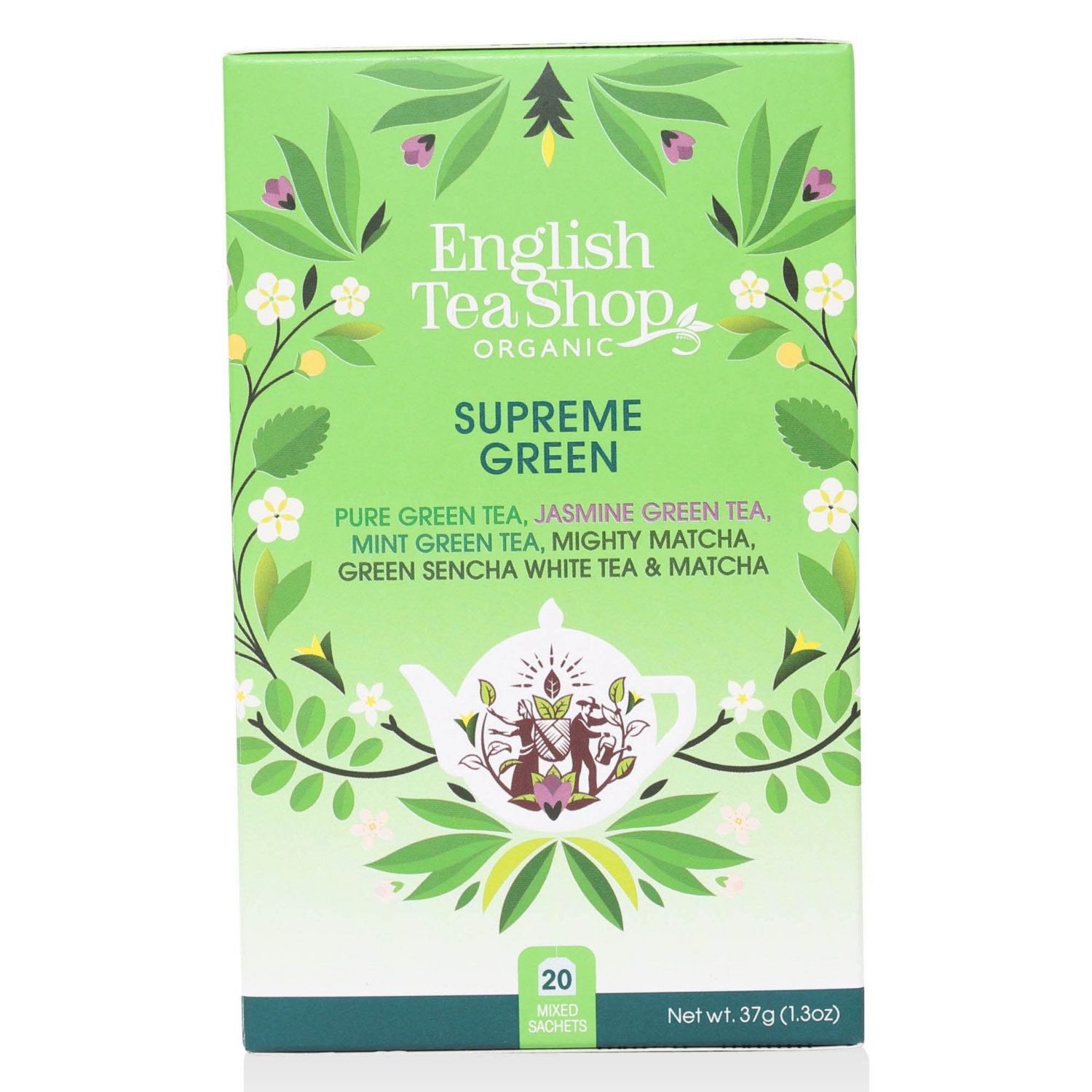 ENGLISH TEA SHOP Bio teaválogatás, Supreme Green