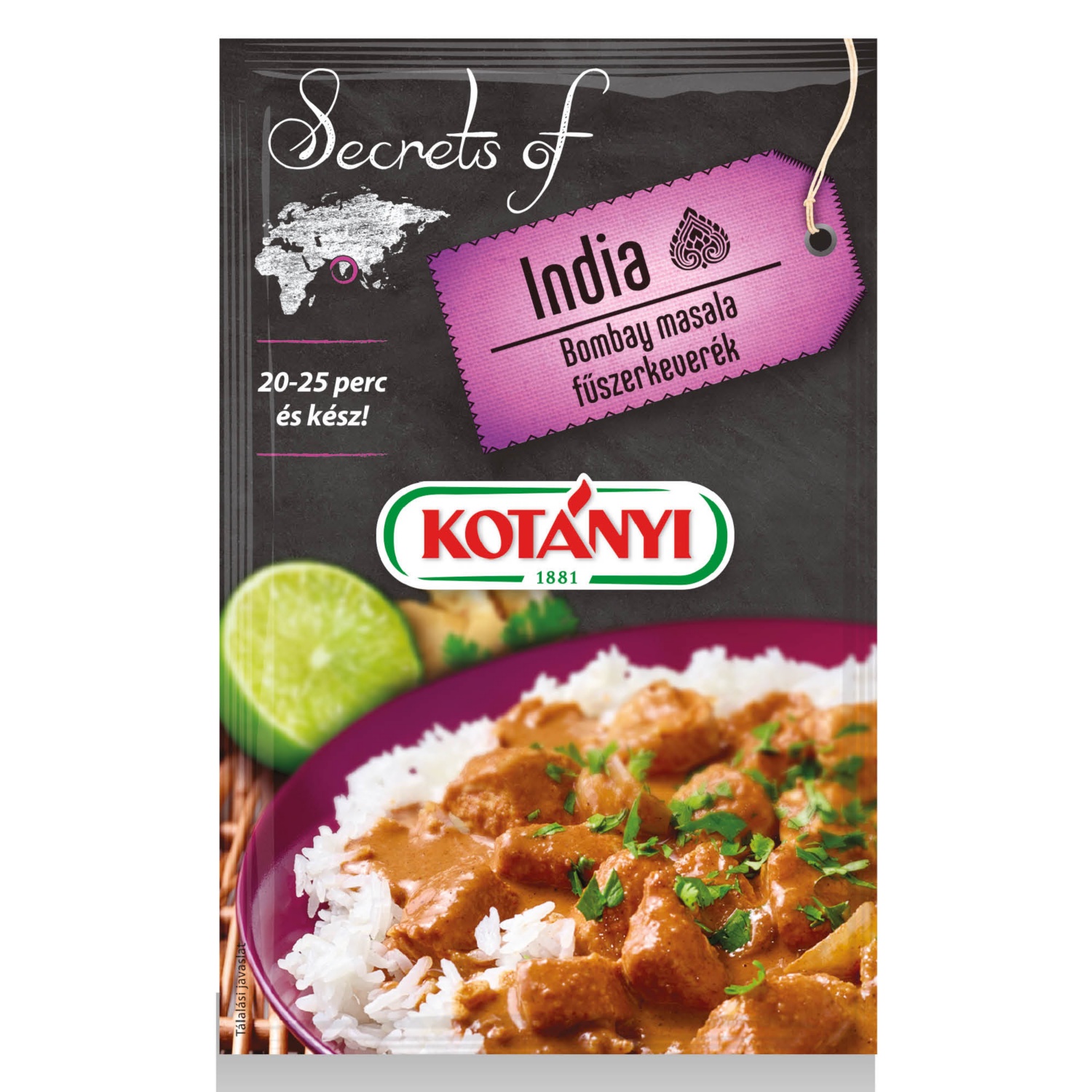 KOTÁNYI Secrets of India, Bombay masala fűszerkeverék, 20 g