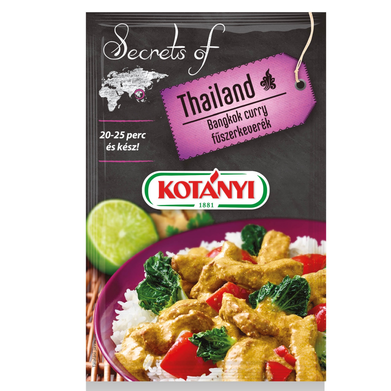 KOTÁNYI Secrets of Thailand, Bangkok curry fűszerkeverék, 20 g