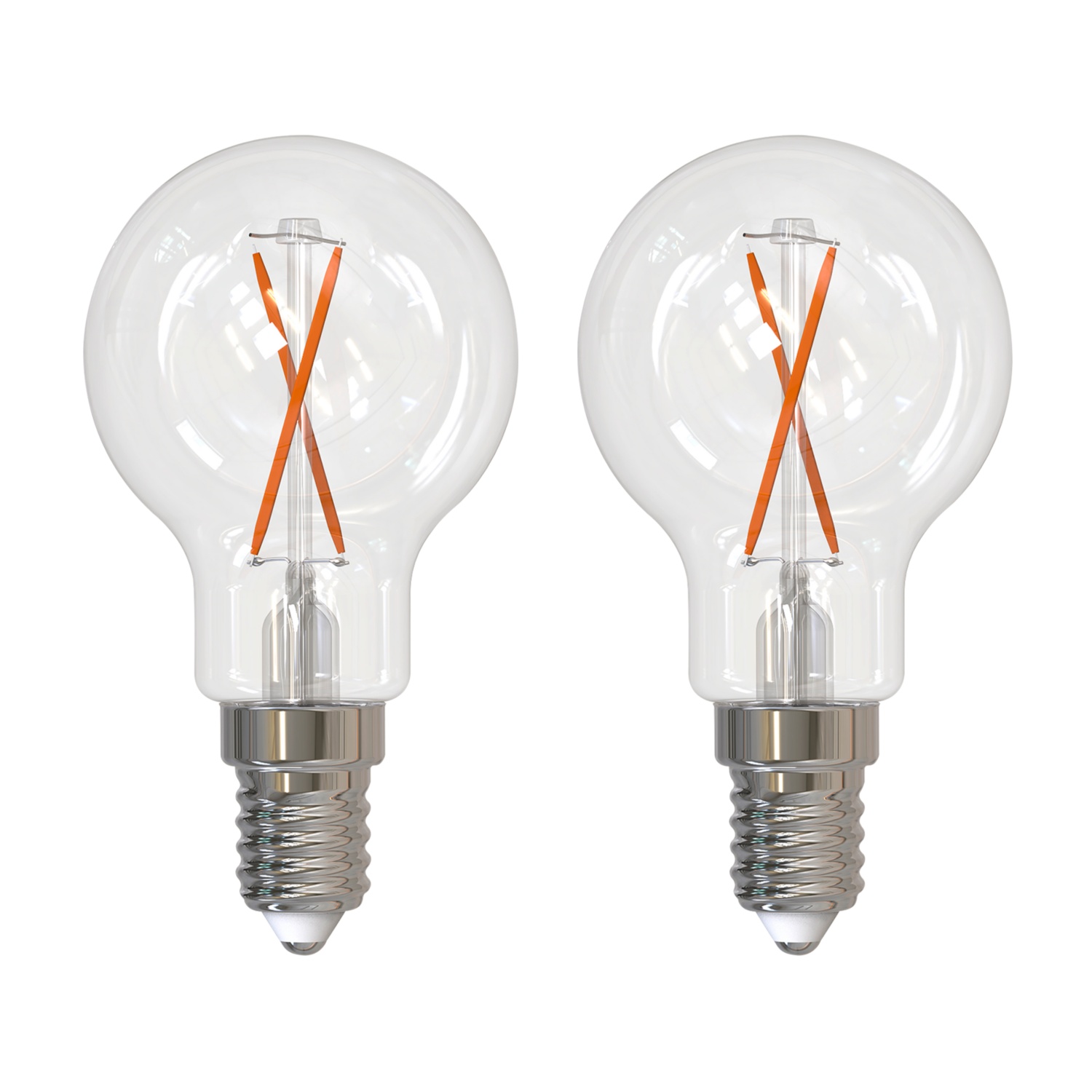 LIGHTWAY® Packung LED-Filamentleuchtmittel, nicht dimmbar, 2er-Packung