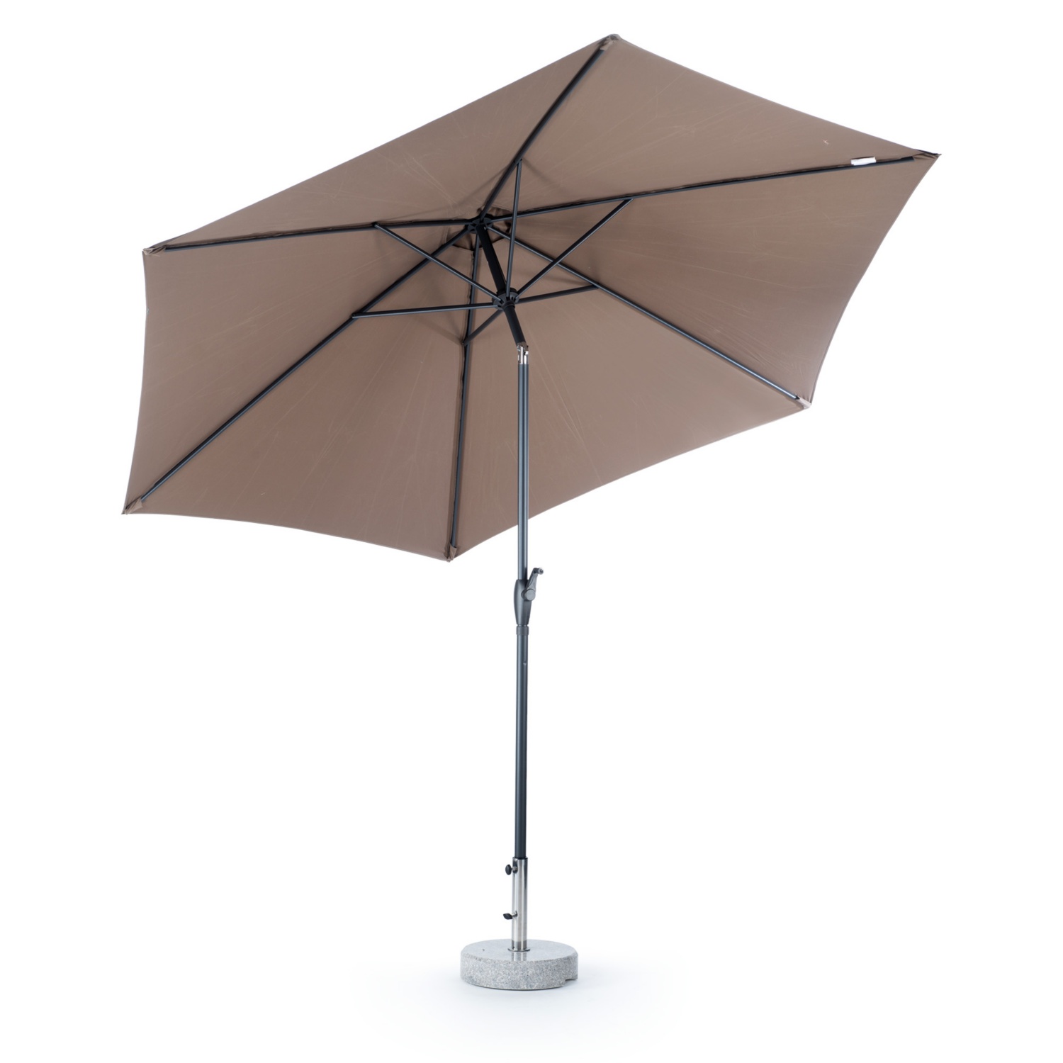 BELAVI Aluminium Sonnenschirm, Taupe ALDI SUISSE