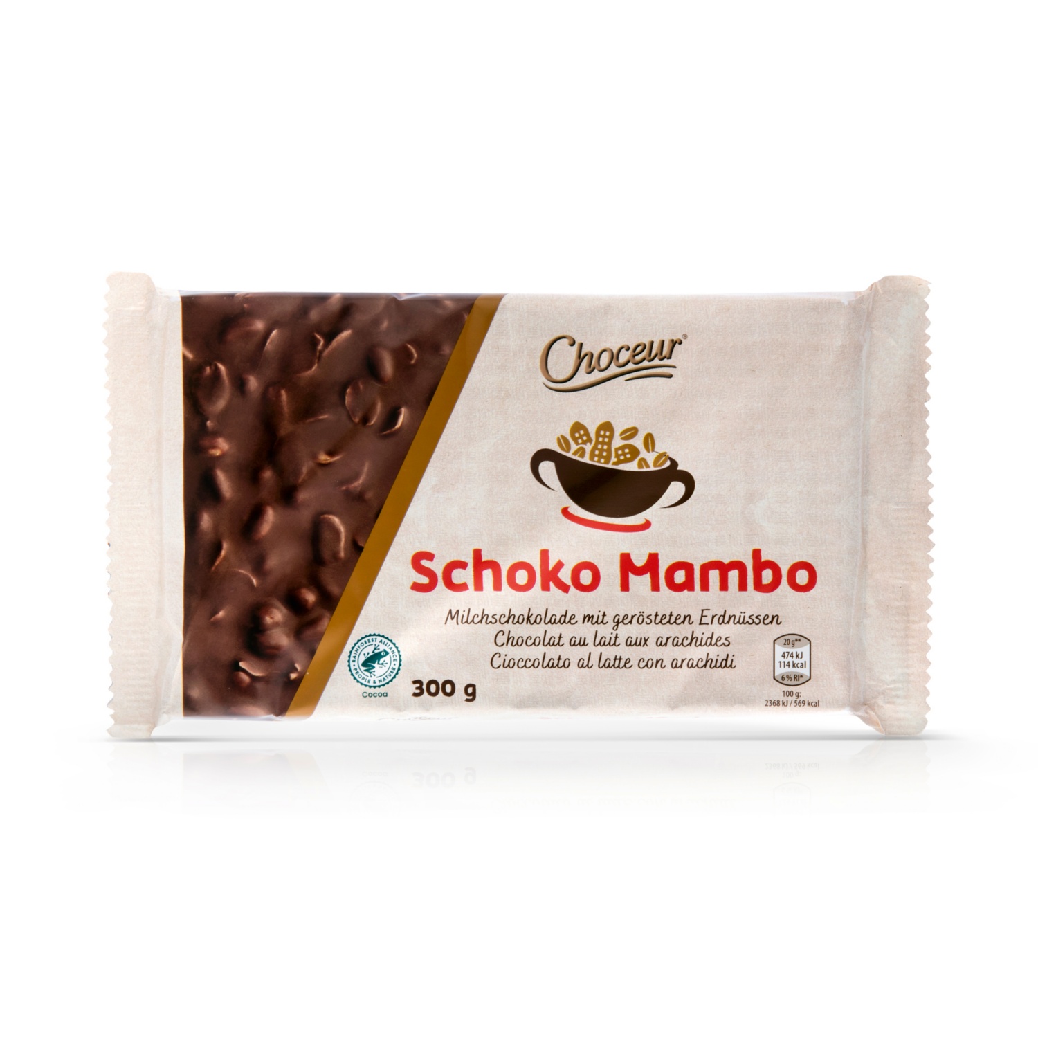 CHOCEUR Erdnuss Schokolade