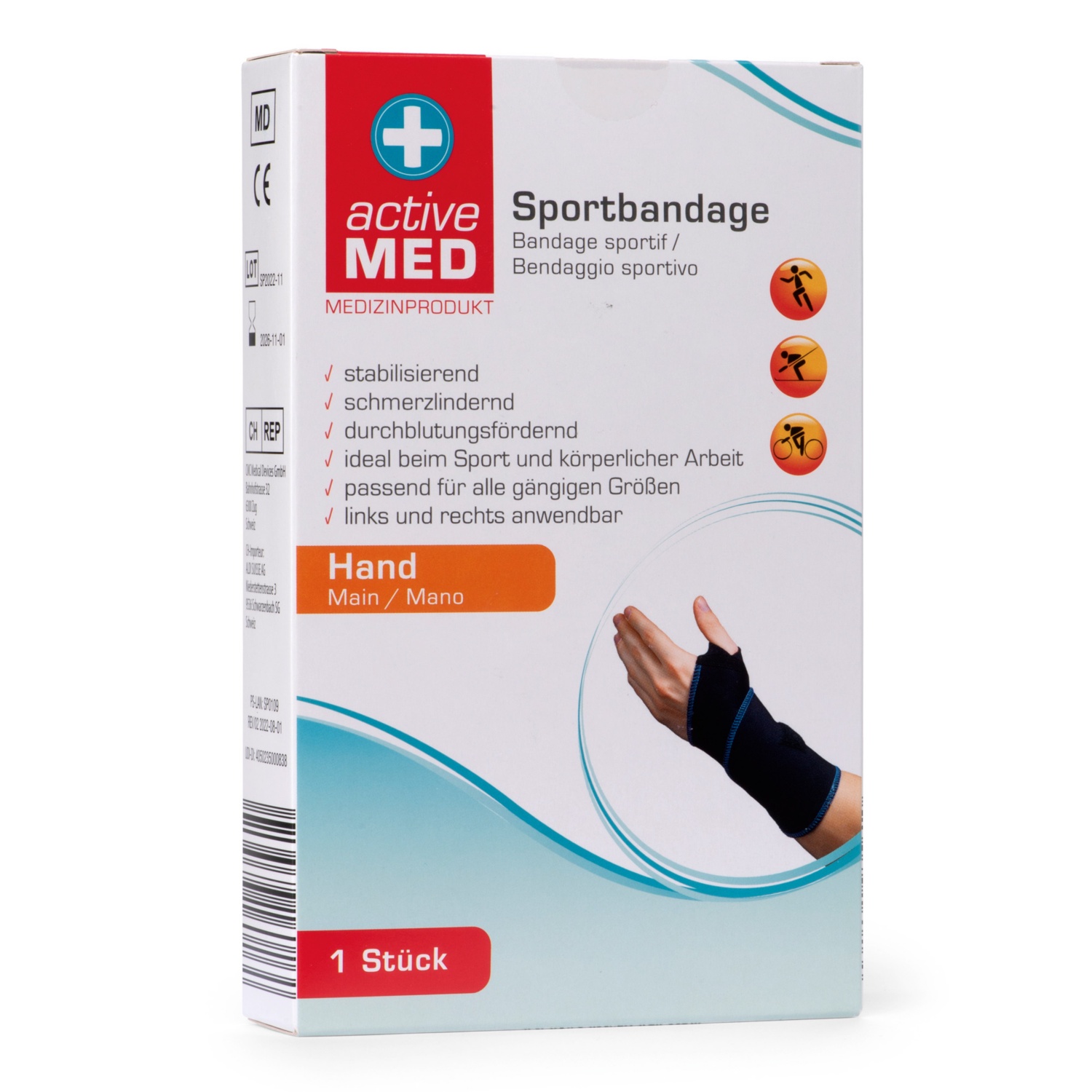 ACTIVE MED Sportbandage, Handgelenk HOFER