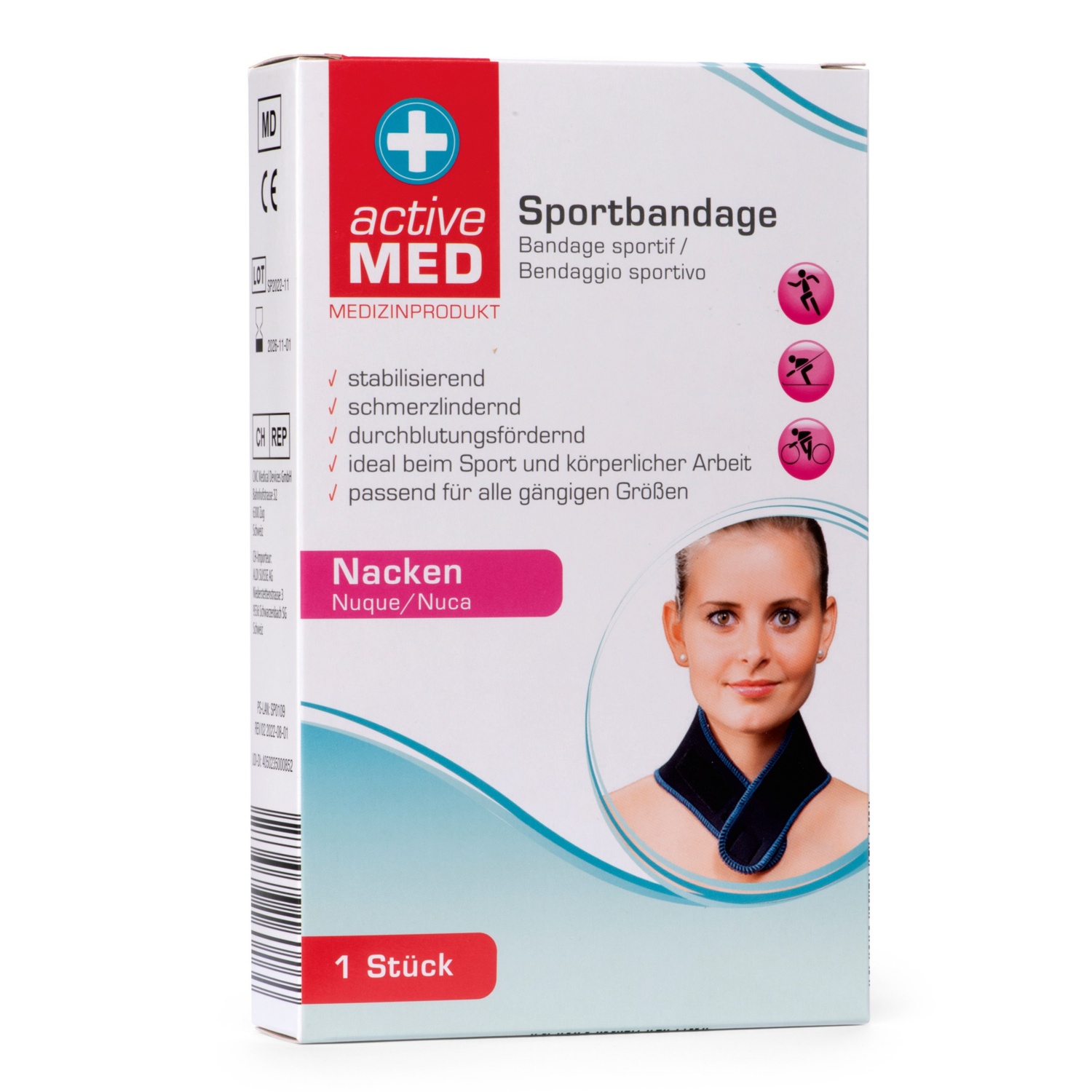 ACTIVE MED Sportbandage, Nacken HOFER