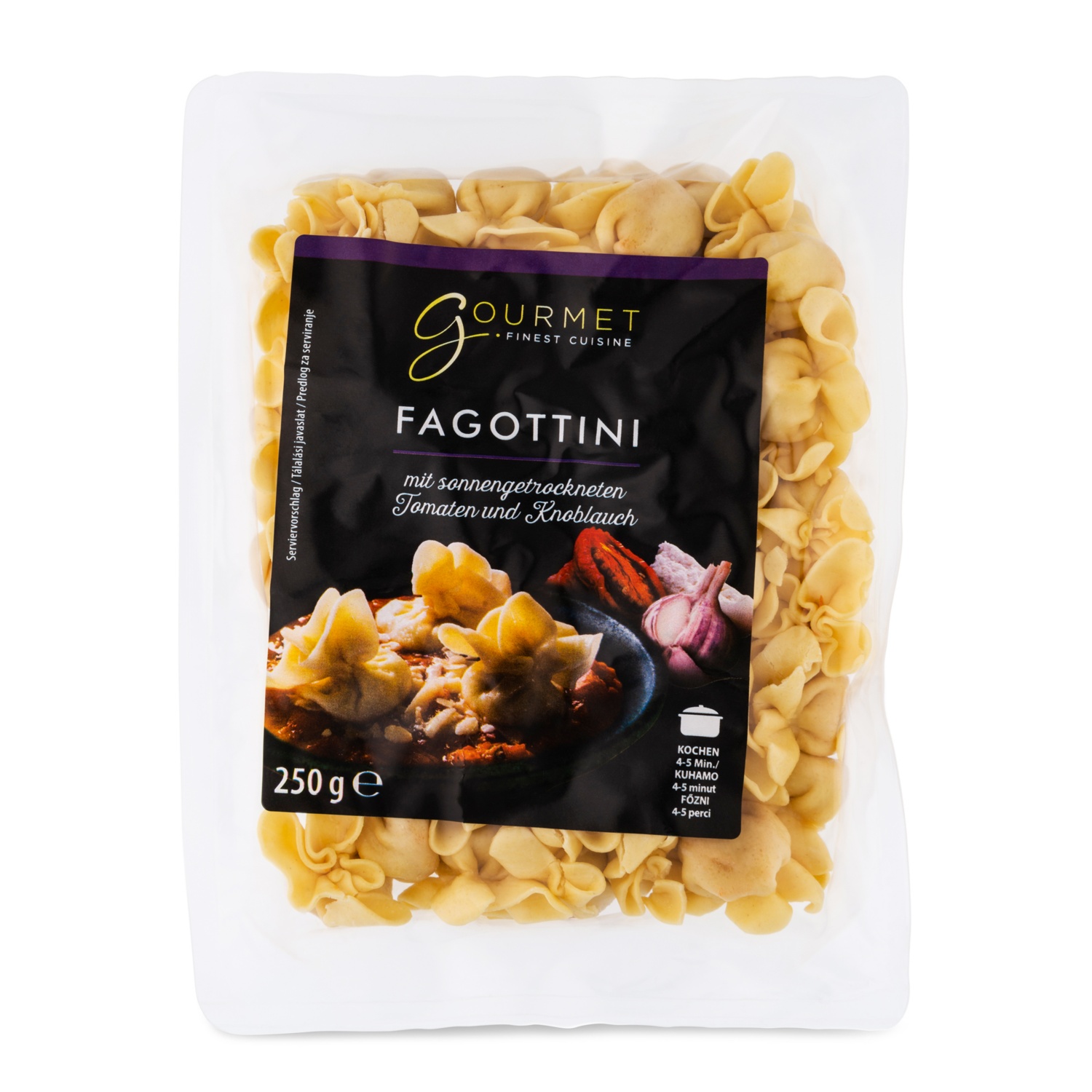 GOURMET FINEST CUISINE Teigwaren, mit sonnengetrockneten Tomaten und Knoblauch
