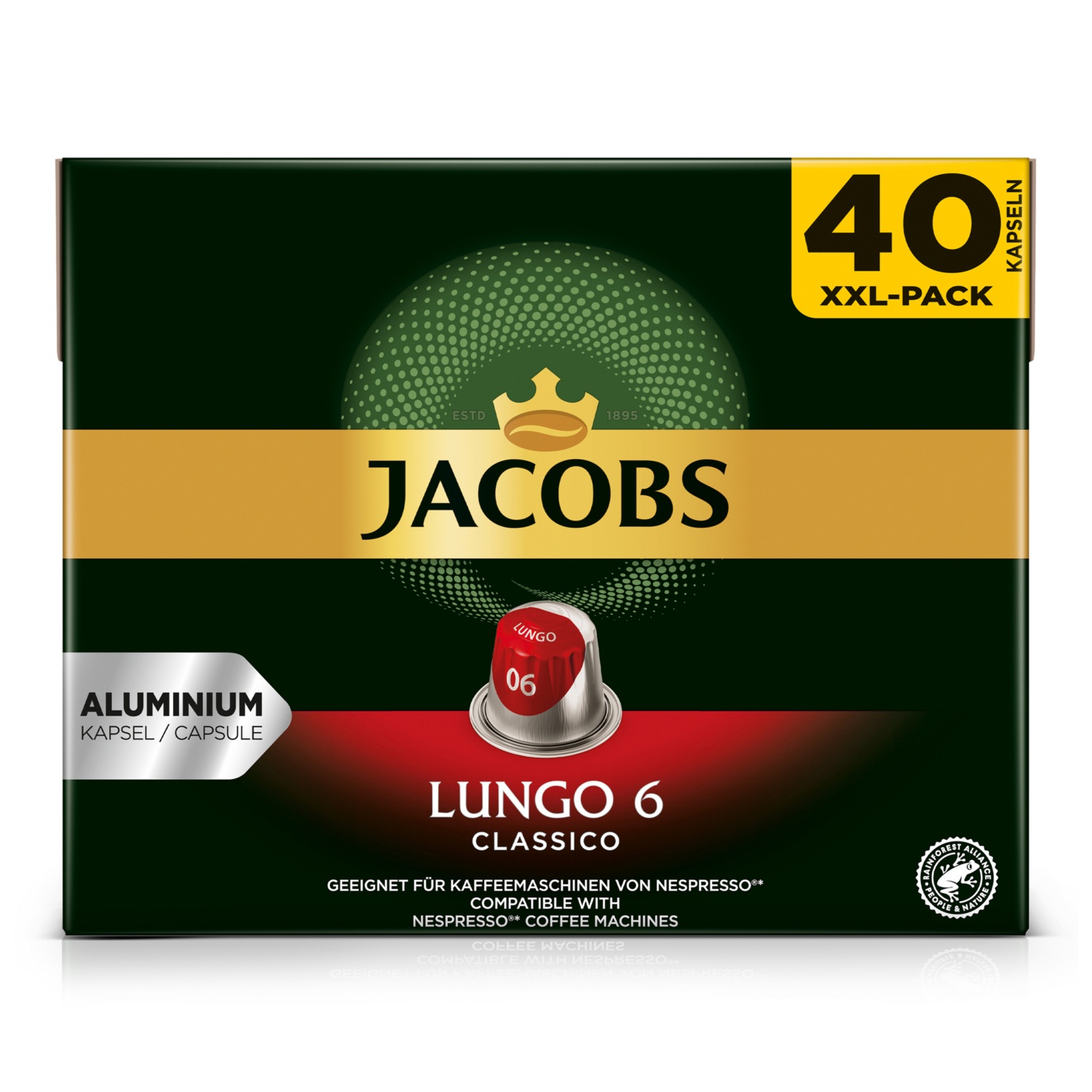 JACOBS Kaffeekapseln, Lungo Classico