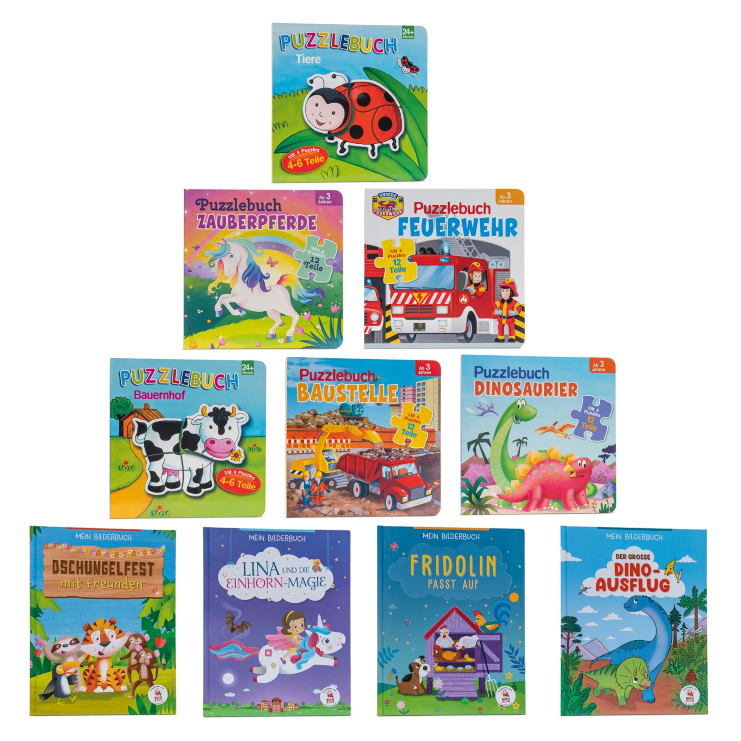 Puzzle- und Bilderbücher