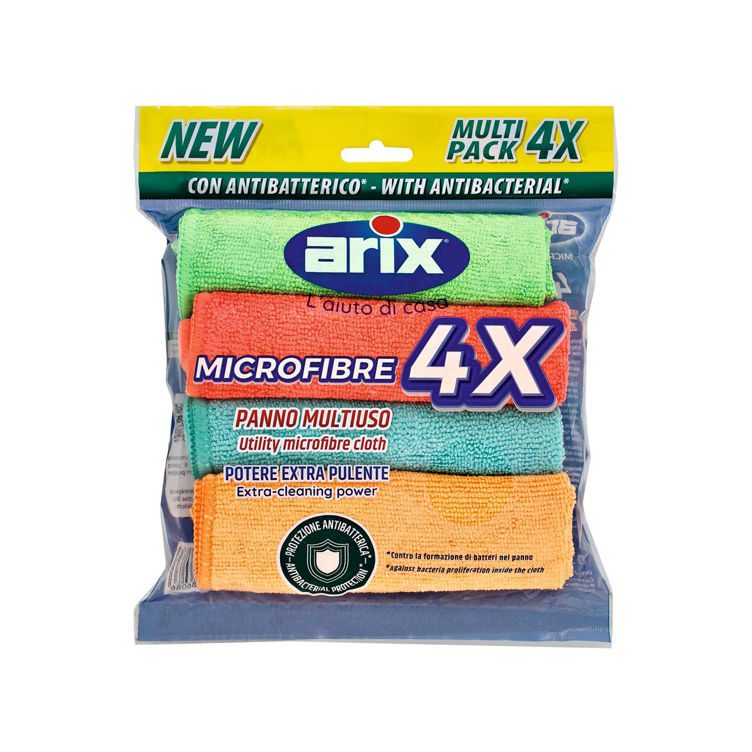 ARIX Panni in microfibra con antibatterico