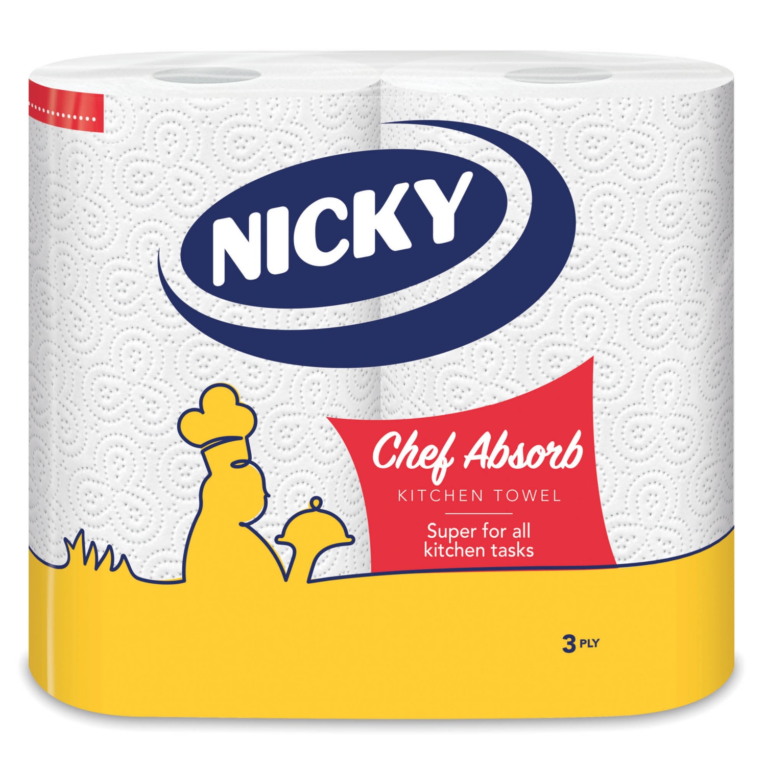 NICKY Chef Absorb papírtörlő, 2 tekercs