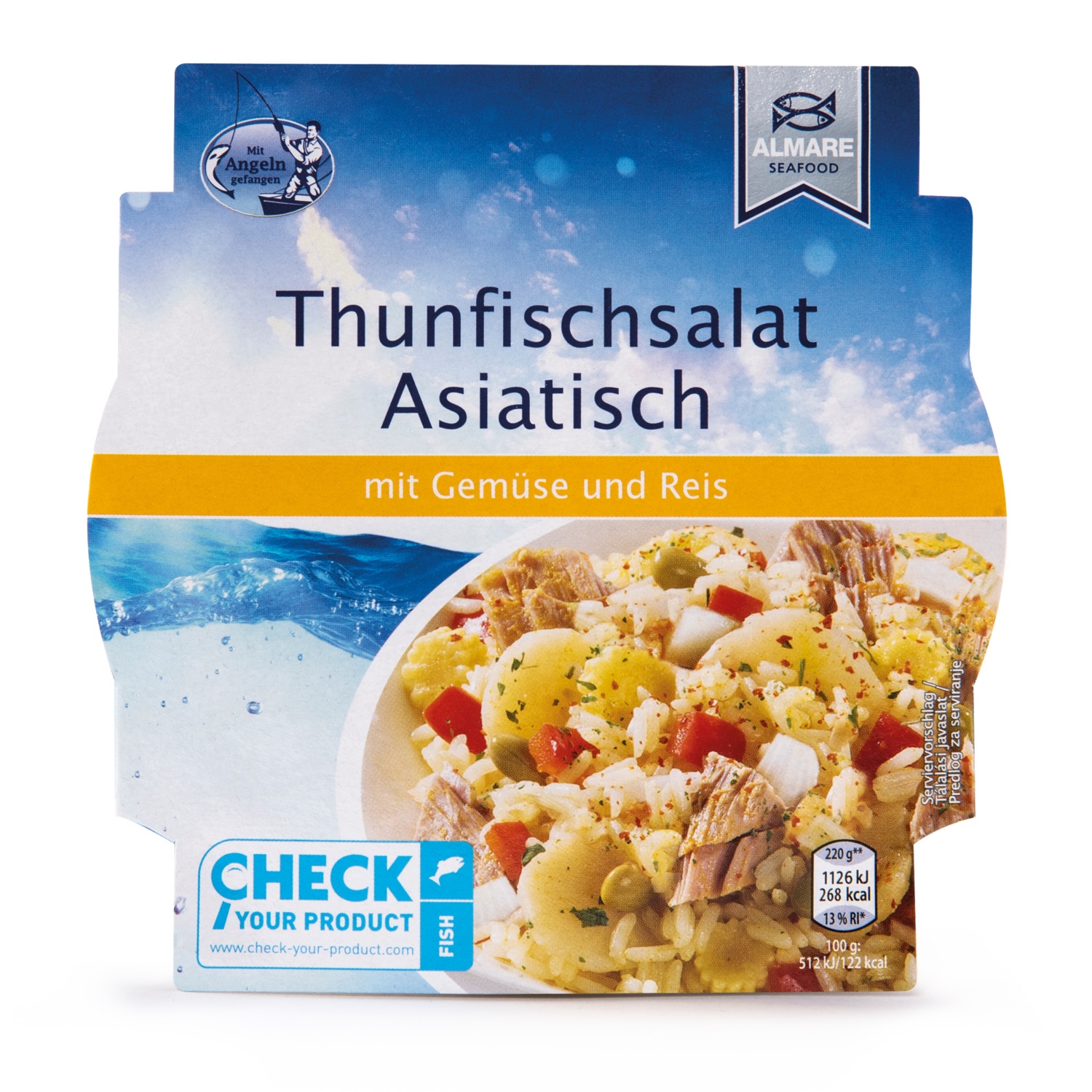 ALMARE SEAFOOD Gemüse-Thunfischsalat, Asiatisch