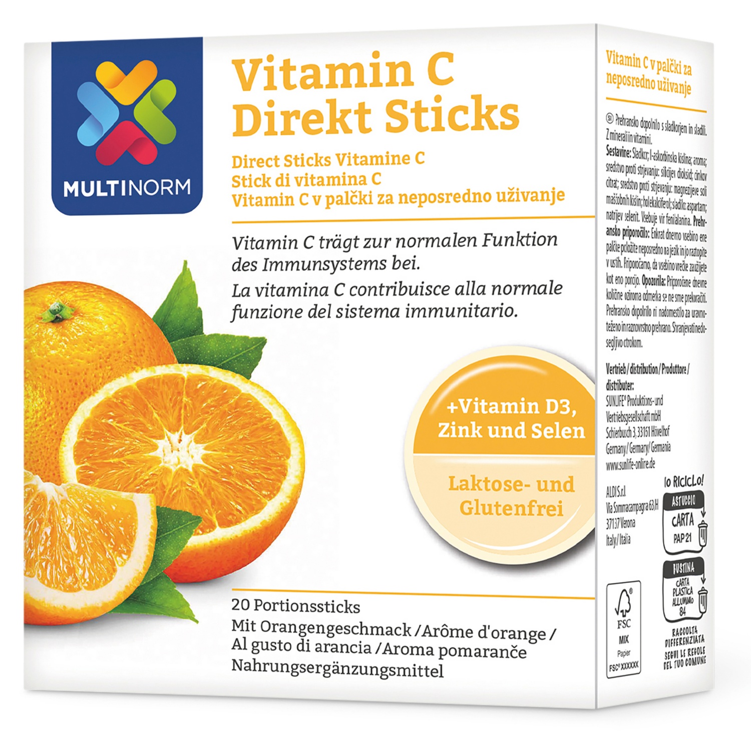 MULTINORM Vitamin C Sticks