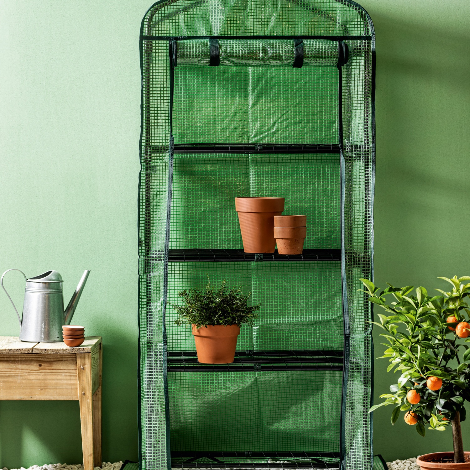 GARDENLINE Gewächshaus Sortiment, 4stöckig HOFER
