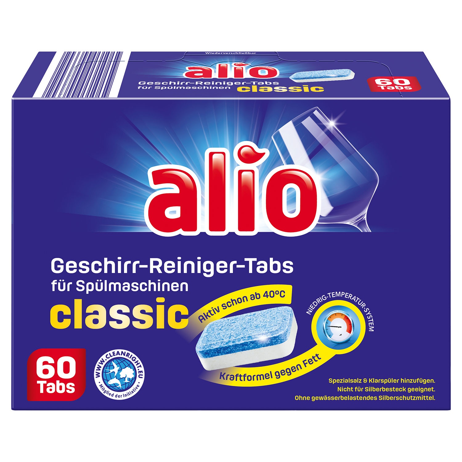 ALIO Geschirr-Reiniger-Tabs classic 60 Tabs