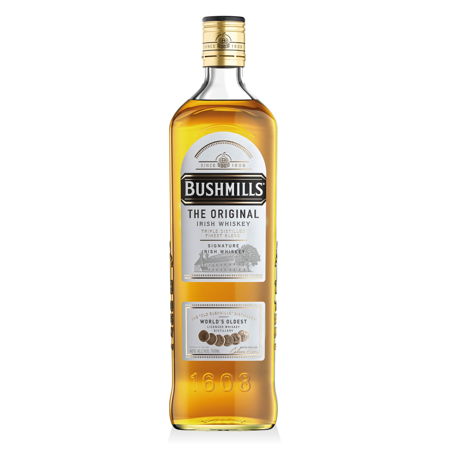 BUSHMILLS Ír whiskey, 0,7 l