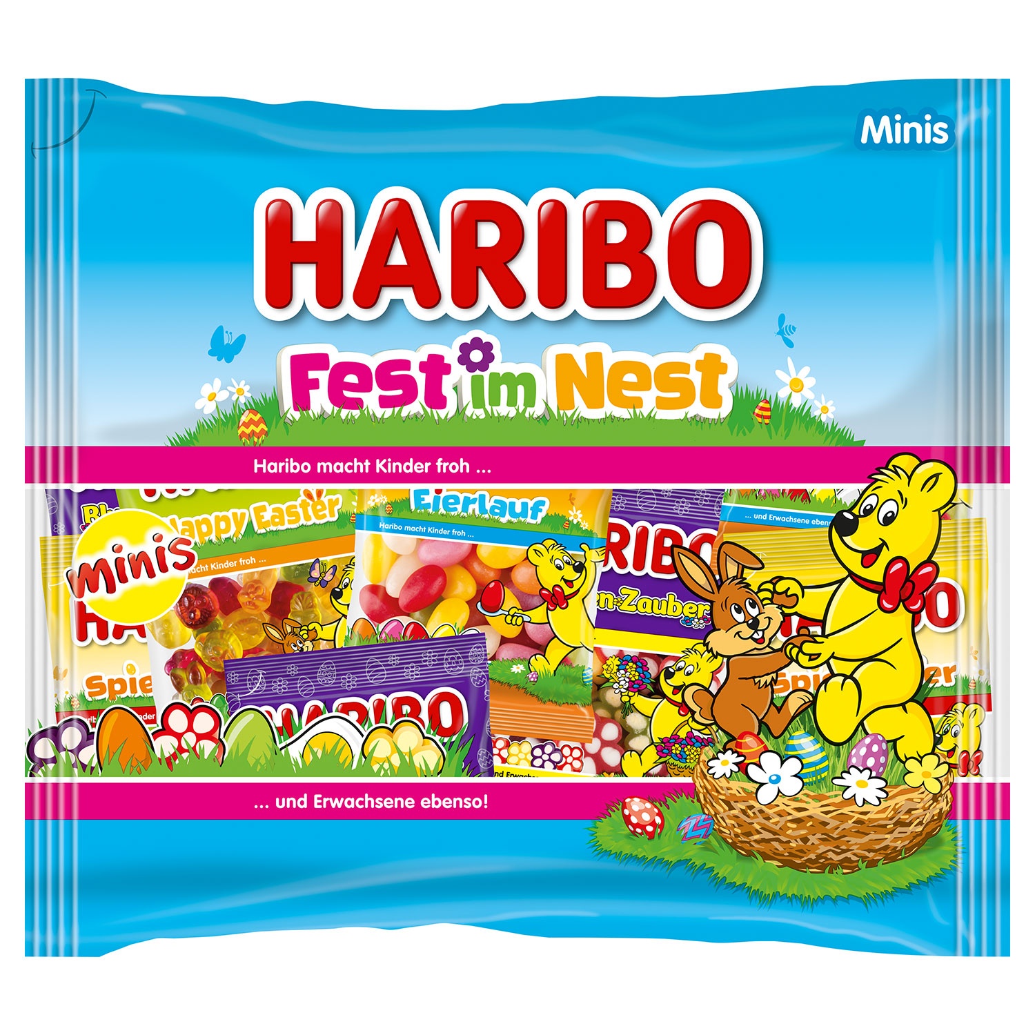HARIBO Fruchtgummi Fest im Nest 500 g