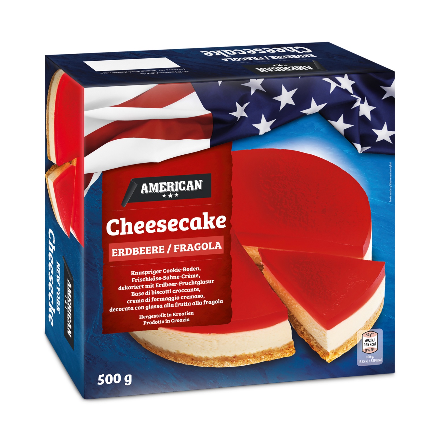 AMERICAN Cheesecake, Erdbeer