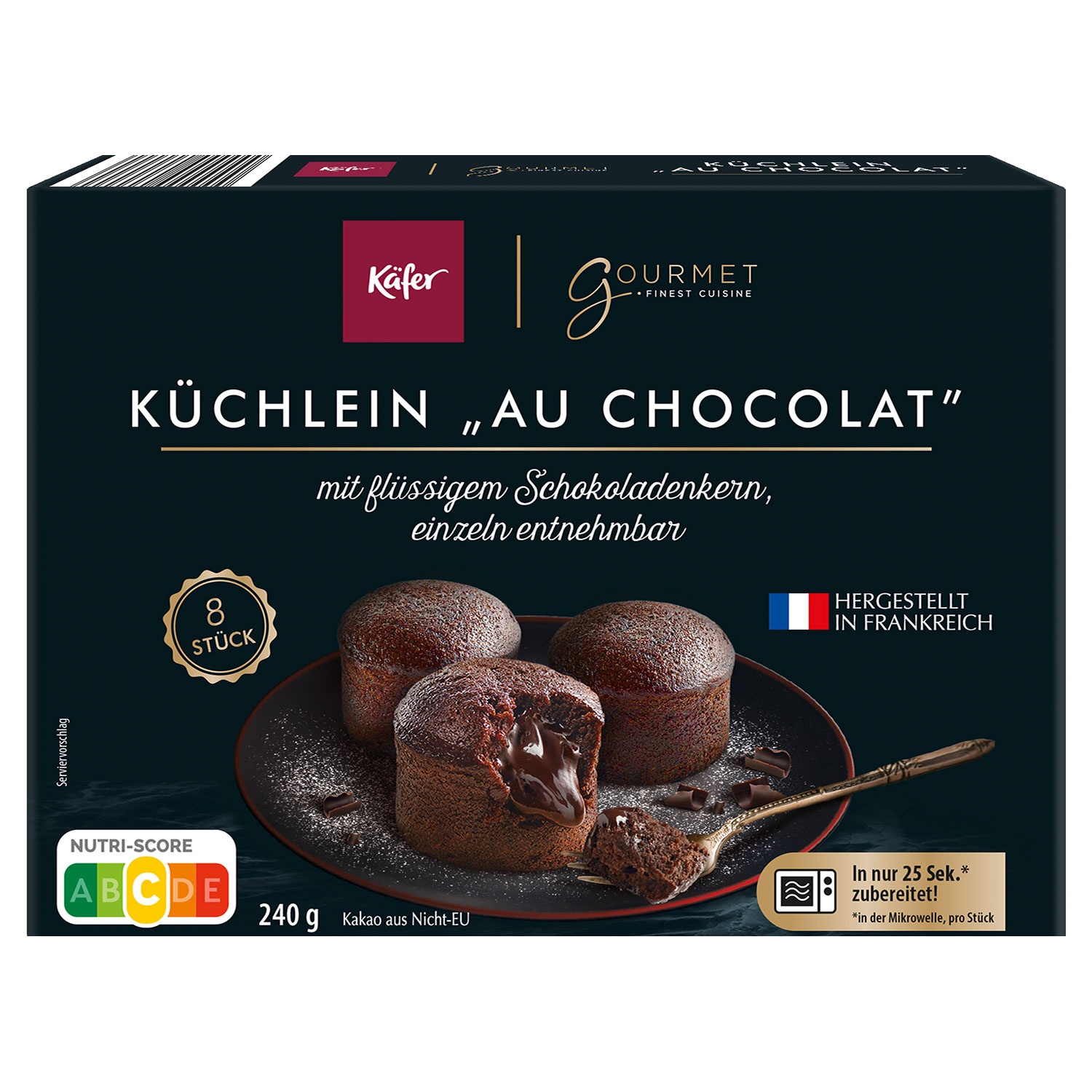 KÄFER X GOURMET FINEST CUISINE Küchlein "Au Chocolat" 240 g 