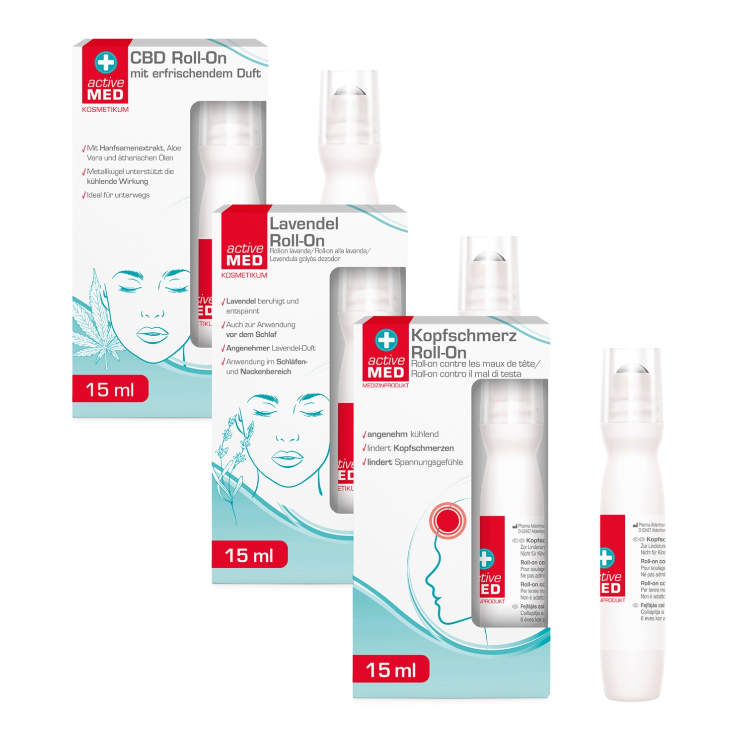 ACTIVE MED Kopfschmerz Roll-on