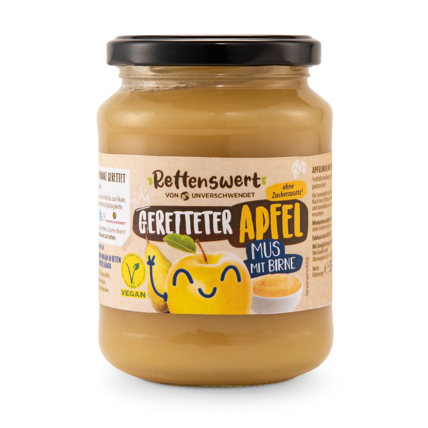 RETTENSWERT Apfelmus mit Birne