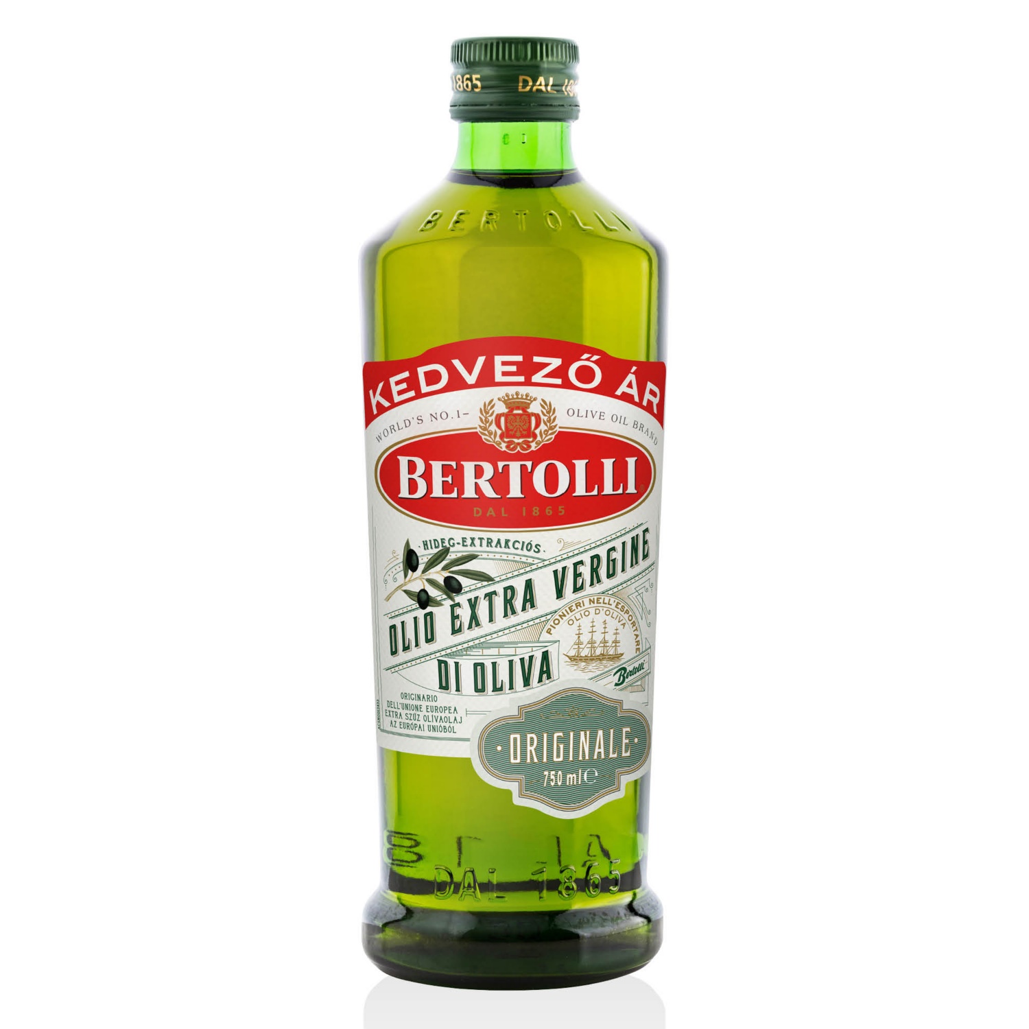 BERTOLLI Extraszűz olívaolaj, 750 ml