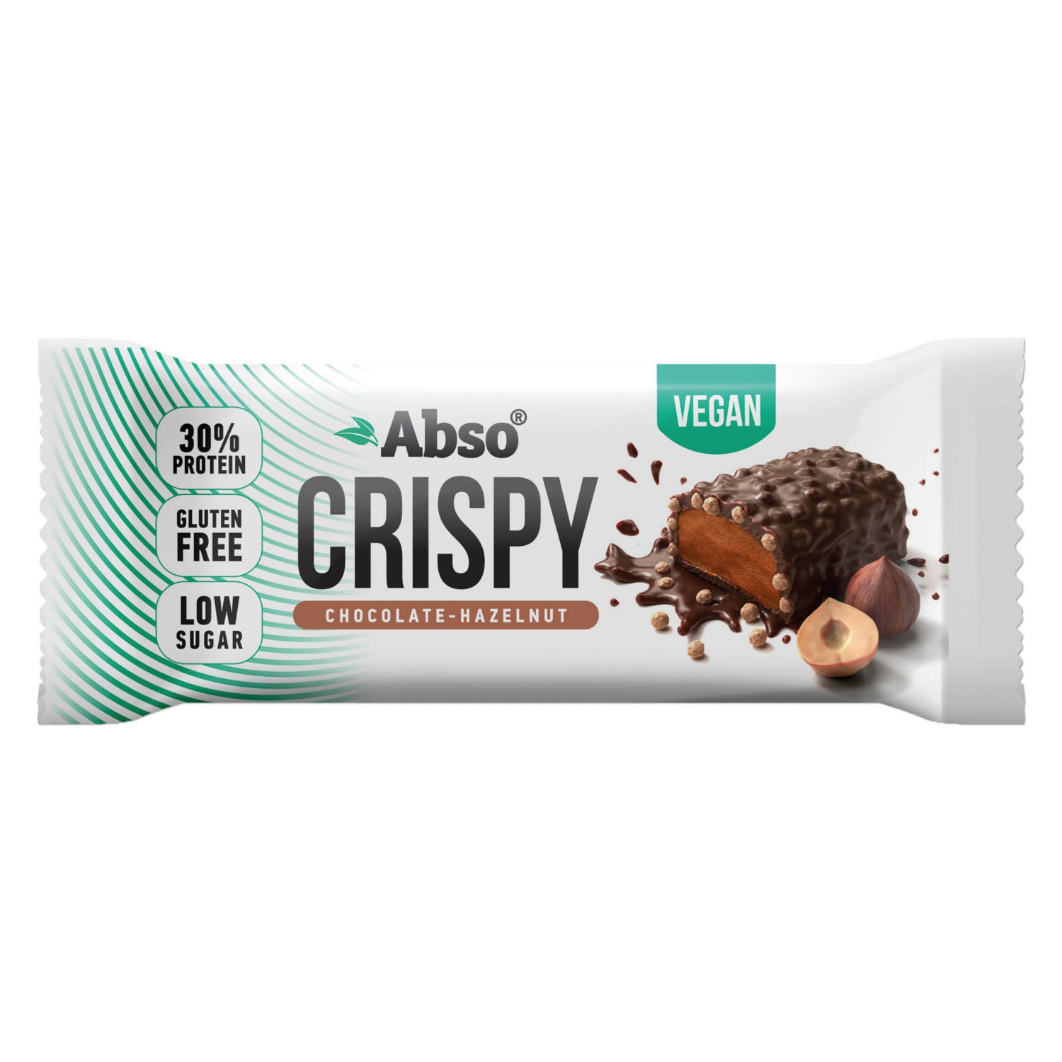 ABSO Crispy proteinszelet 50 g, csokoládé-mogyoró