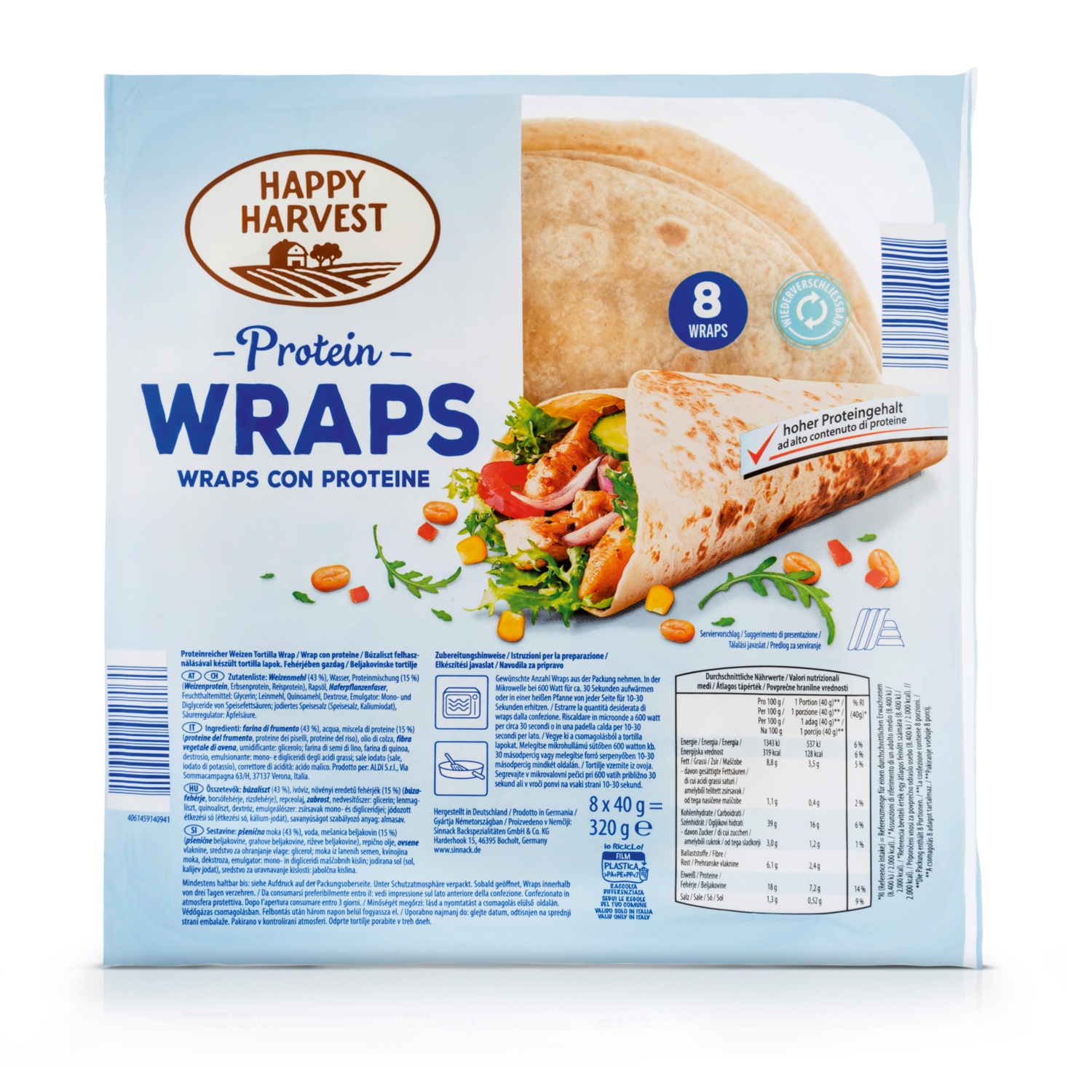 NEW LIFESTYLE Protein Wraps