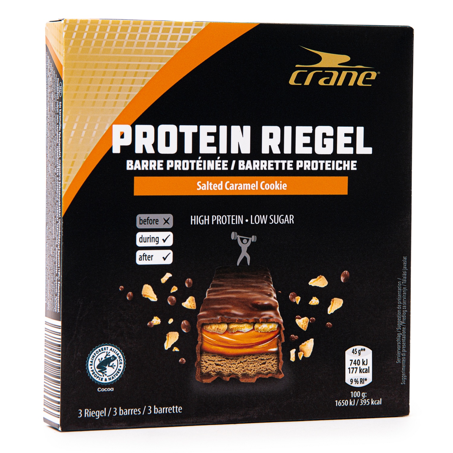 CRANE Protein Riegel "Cookie Concept", Salted Caramel