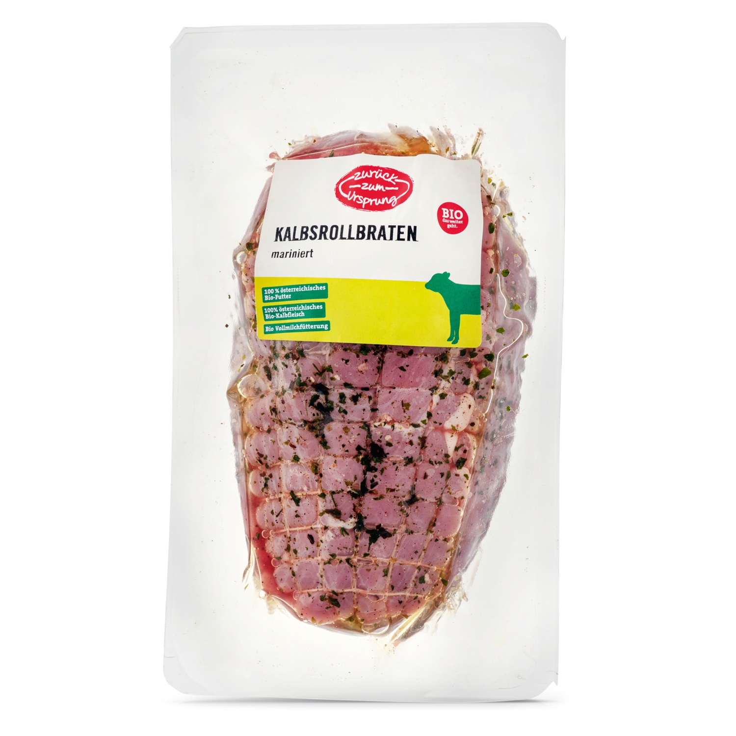 ZURÜCK ZUM URSPRUNG BIO-Bruderwohlspezialitäten, Kalbsrollbraten